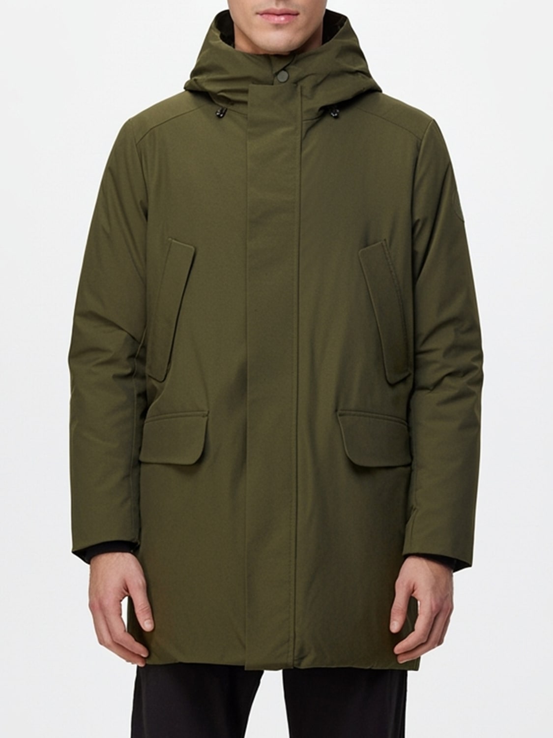 SAVE THE DUCK コート: ジャケット メンズ Save The Duck, グリーン - Img 1