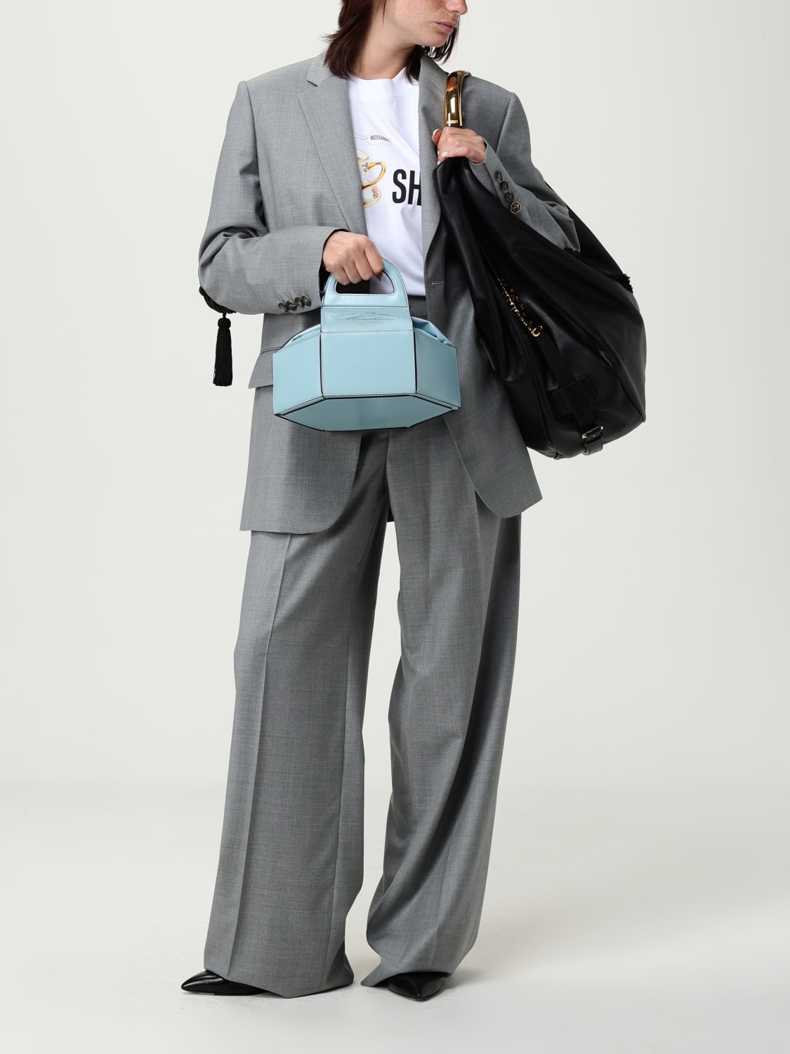 MOSCHINO COUTURE HOSE: Hose damen Moschino Couture, Schwarz 1 - Img 2