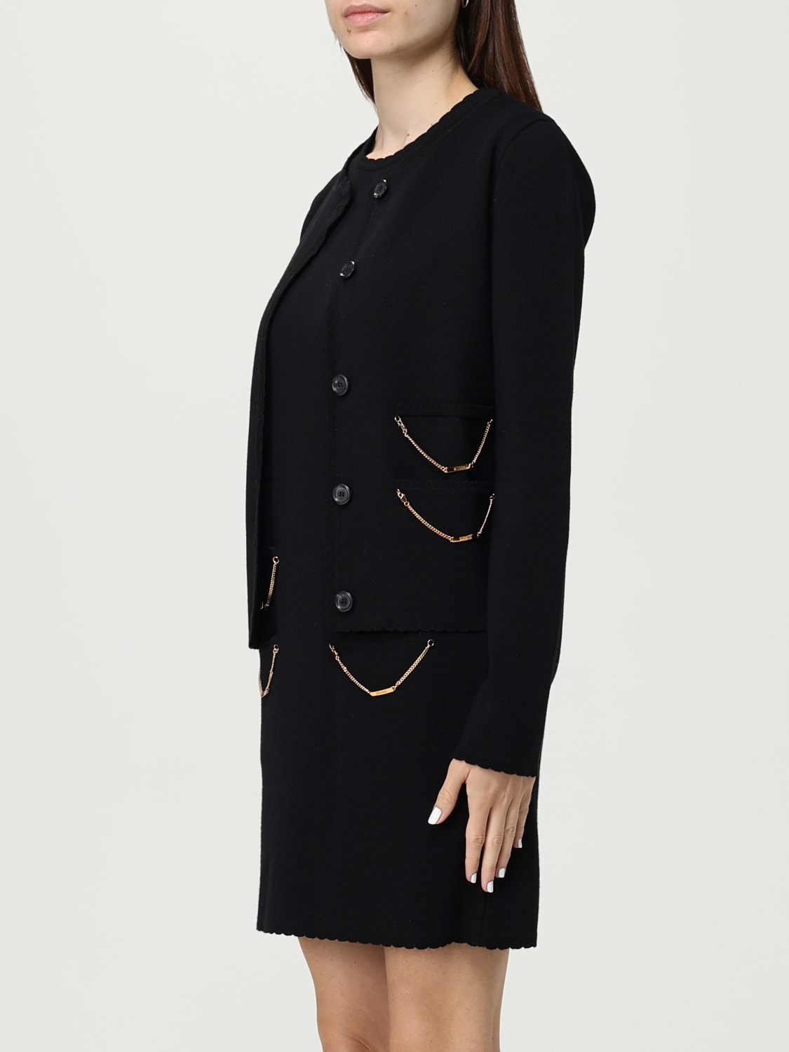 MOSCHINO COUTURE PULLOVER: Pullover damen Moschino Couture, Schwarz - Img 3