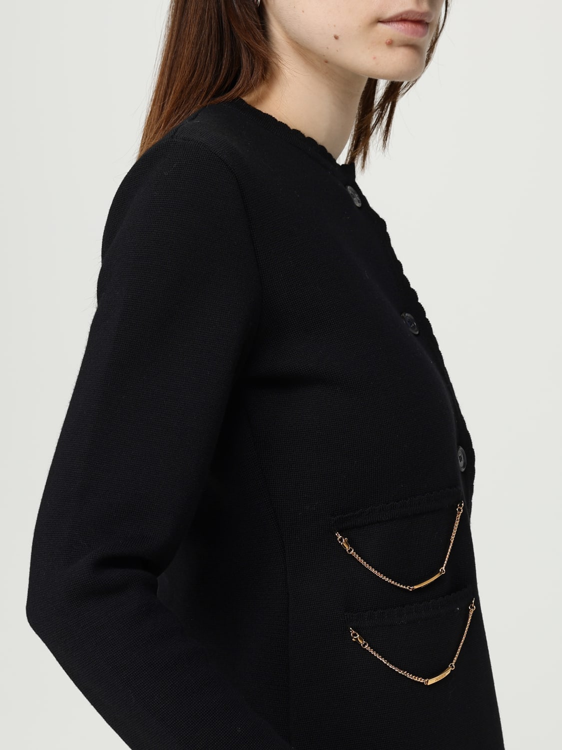 MOSCHINO COUTURE PULLOVER: Pullover damen Moschino Couture, Schwarz - Img 4