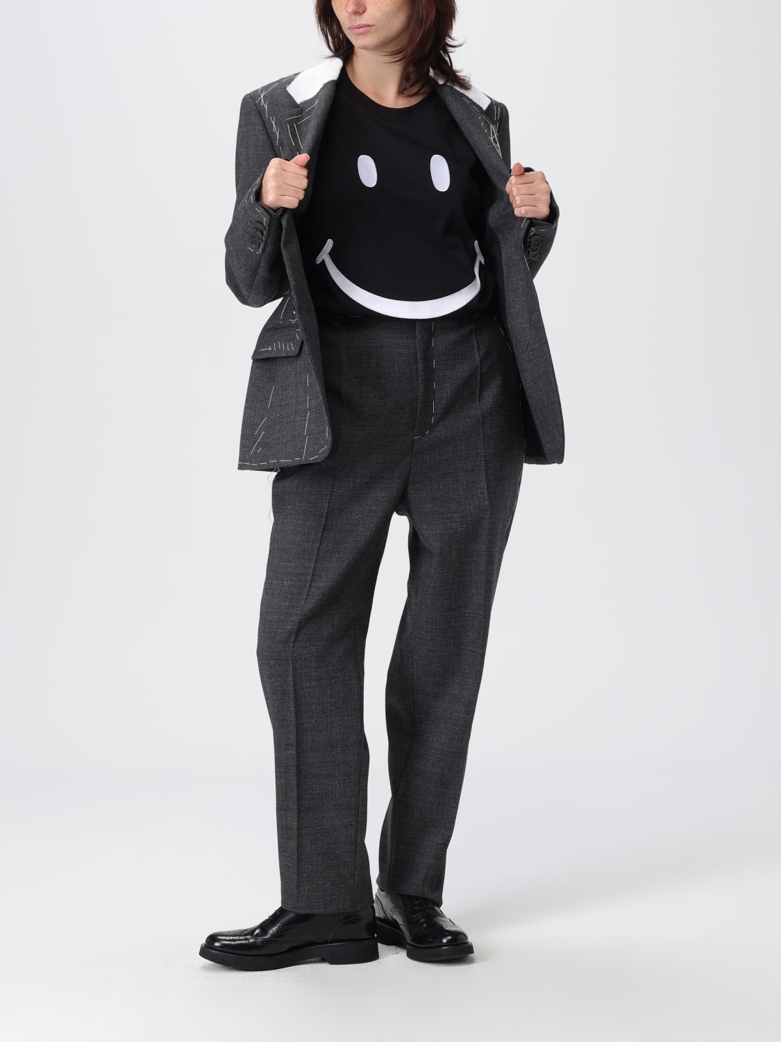 MOSCHINO COUTURE JACKE: Blazer damen Moschino Couture, Grau - Img 2