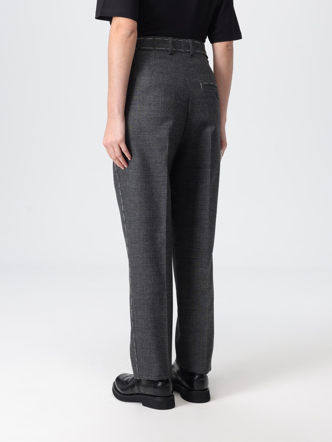 MOSCHINO COUTURE PANTS: Pants woman Moschino Couture, Grey - Img 3