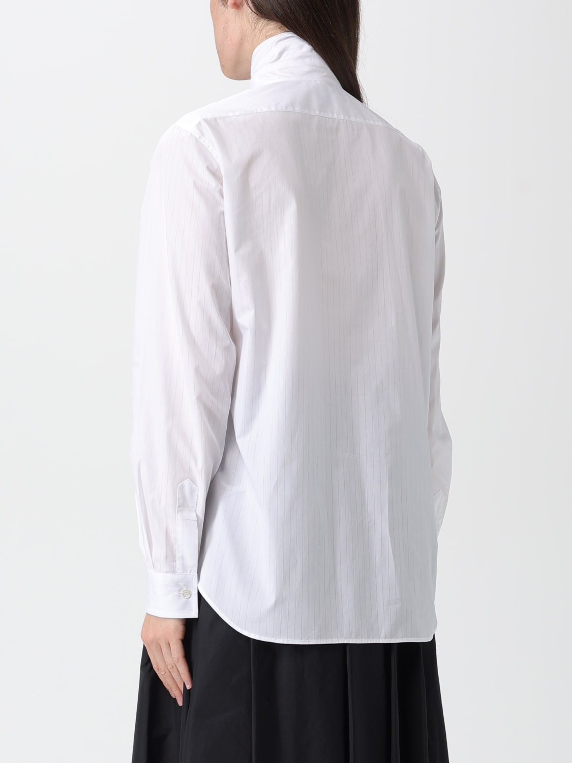 MOSCHINO COUTURE HEMDBLUSE: Hemdbluse damen Moschino Couture, Weiß - Img 3