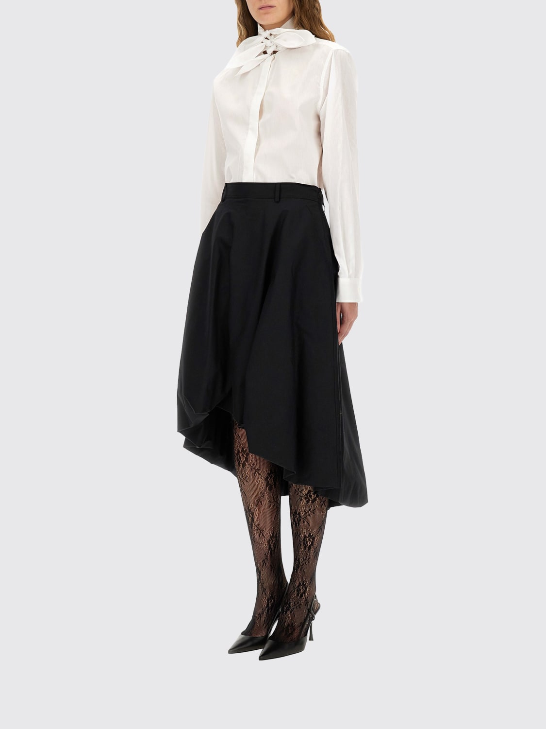 MOSCHINO COUTURE CAMISA: Camisa mujer Moschino Couture, Blanco 1 - Img 2