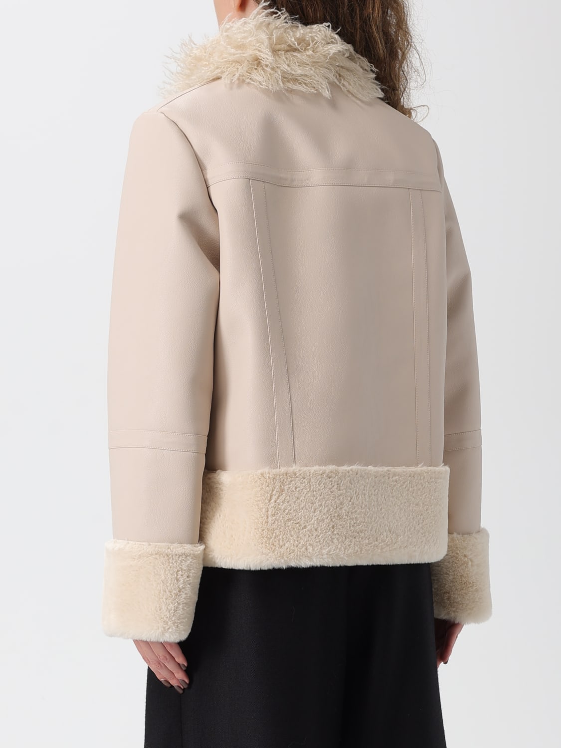 TWINSET JACKET: Jacket woman Twinset, Yellow Cream - Img 2