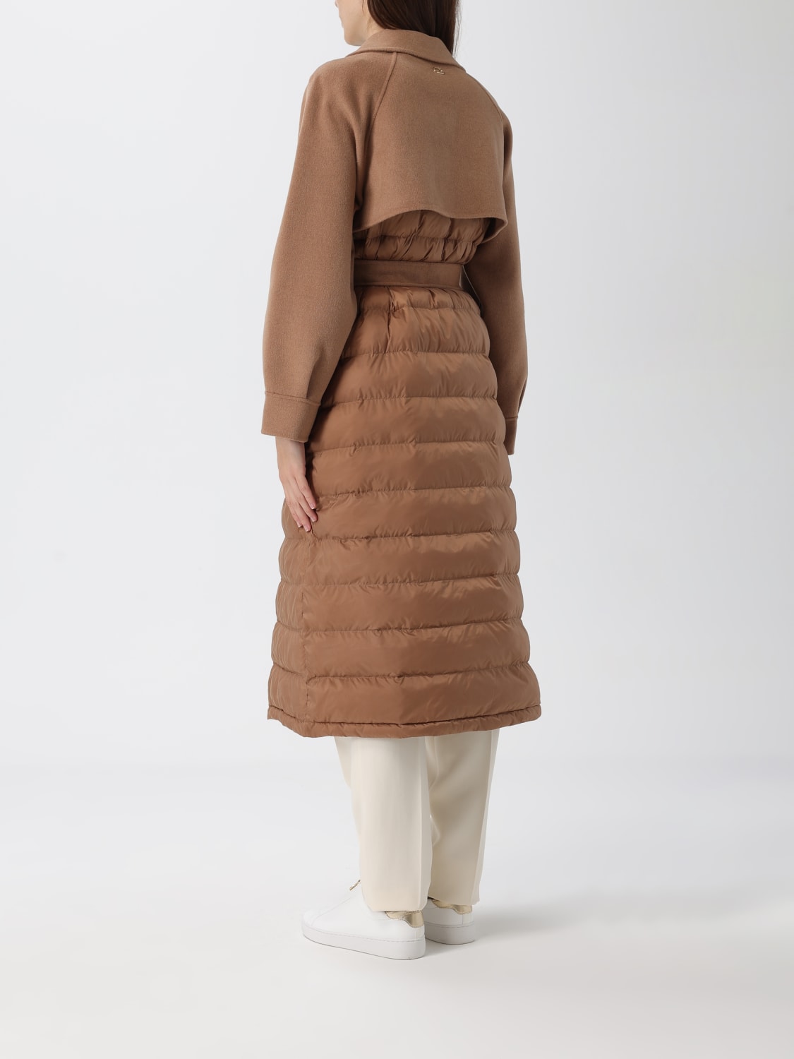 TWINSET COAT: Coat woman Twinset, Sand - Img 2