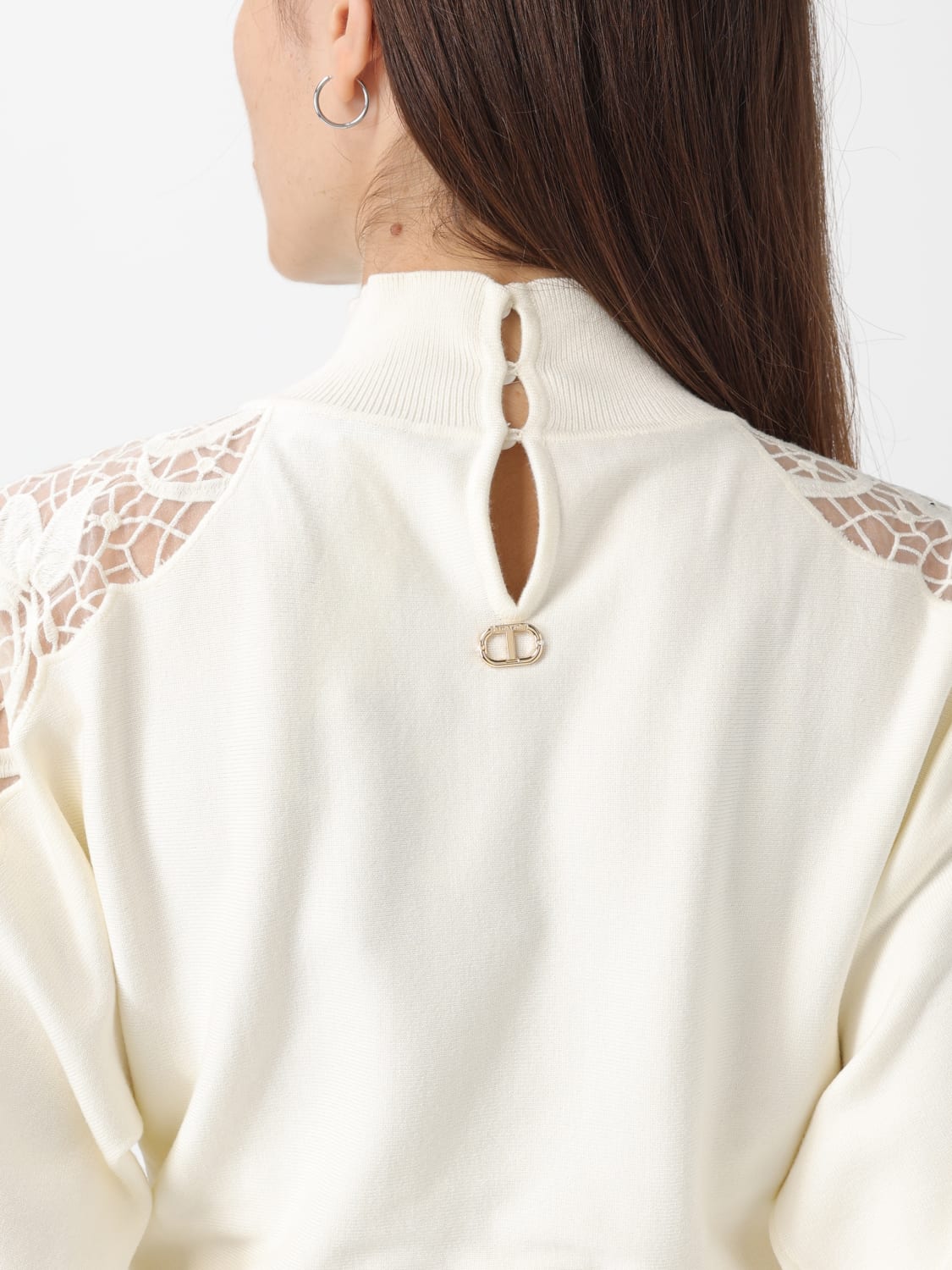 TWINSET PULL: Pull femme Twinset, Glace - Img 3