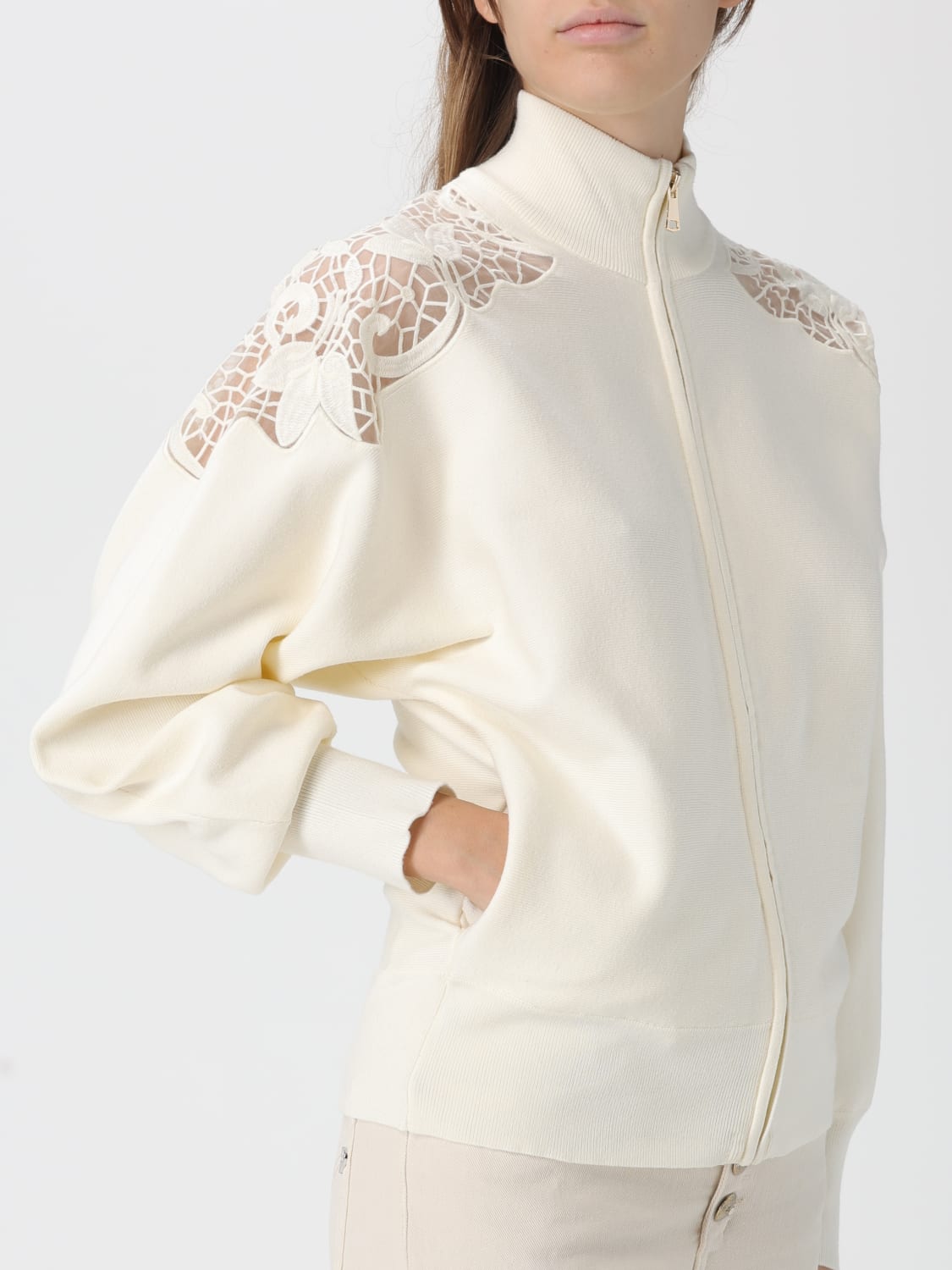 TWINSET SWEATER: Sweater woman Twinset, White - Img 3