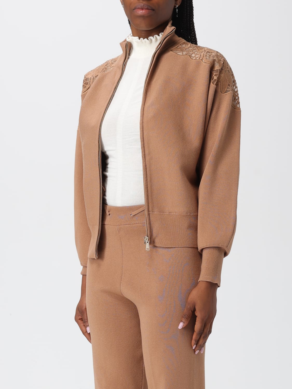 TWINSET PULLOVER: Pullover damen Twinset, Beige - Img 3