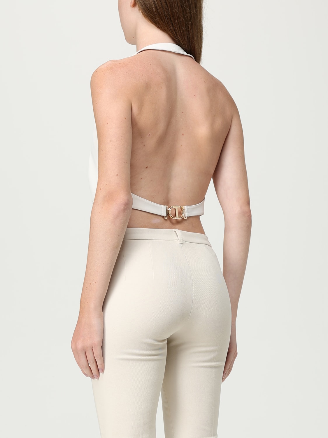 TWINSET CHALECO: Americana mujer Twinset, Perla - Img 2