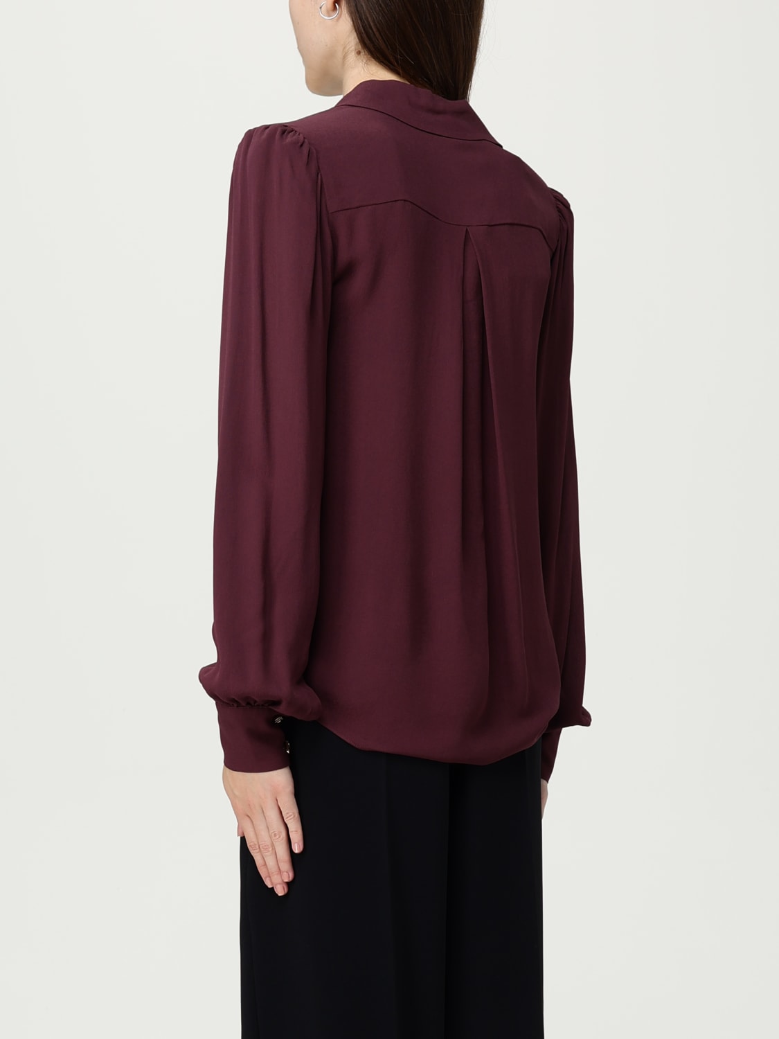 TWINSET TOP: Camisa mujer Twinset, Granate - Img 2