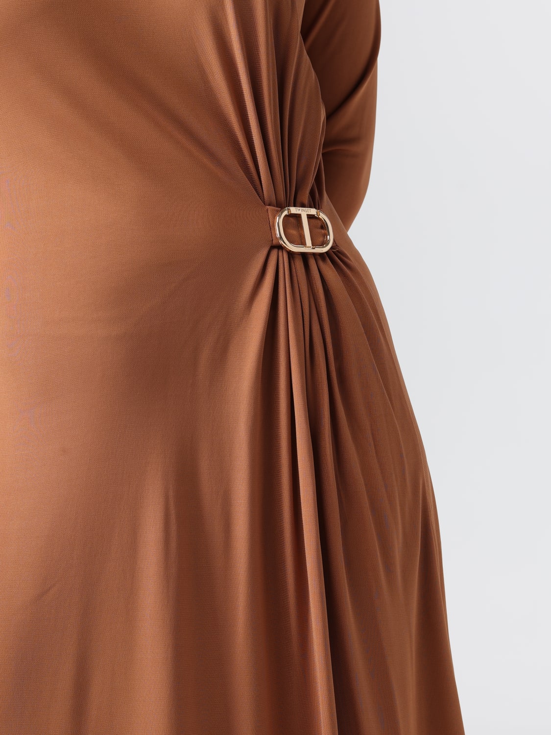 TWINSET DRESS: Dress woman Twinset, Bronze - Img 3