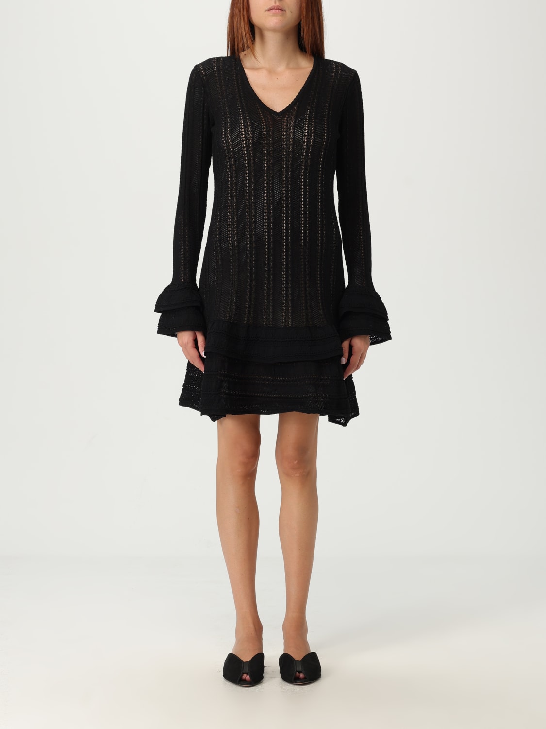 TWINSET VESTIDO: Vestido mujer Twinset, Negro - Img 1