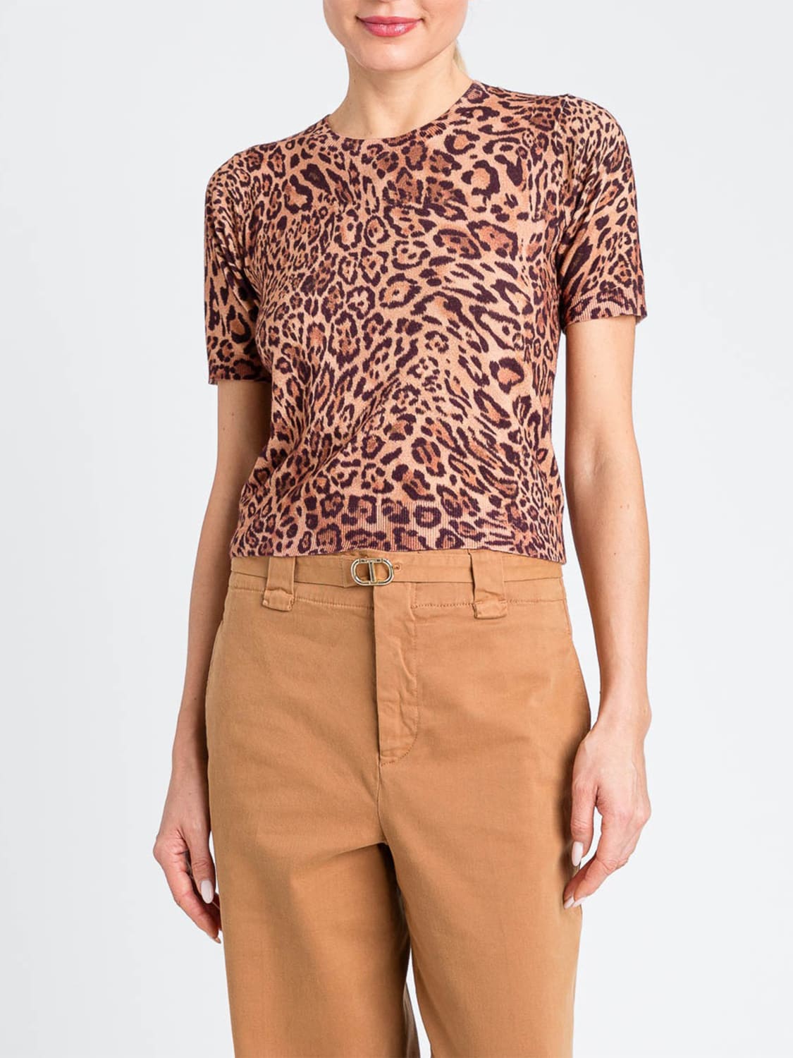 TWINSET SWEATER: Sweater woman Twinset, Multicolor - Img 4