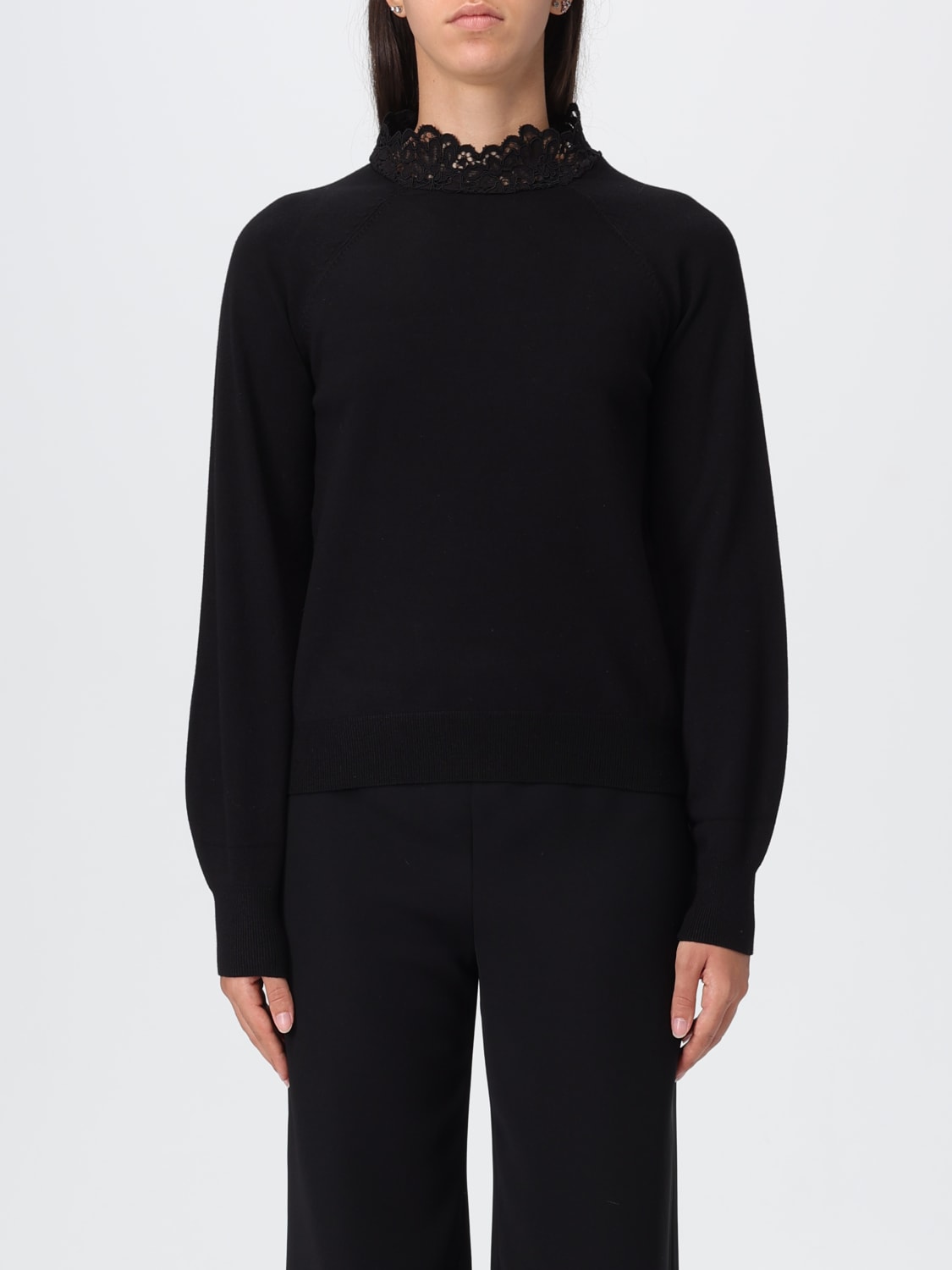 TWINSET SWEATER: Sweater woman Twinset, Black - Img 1