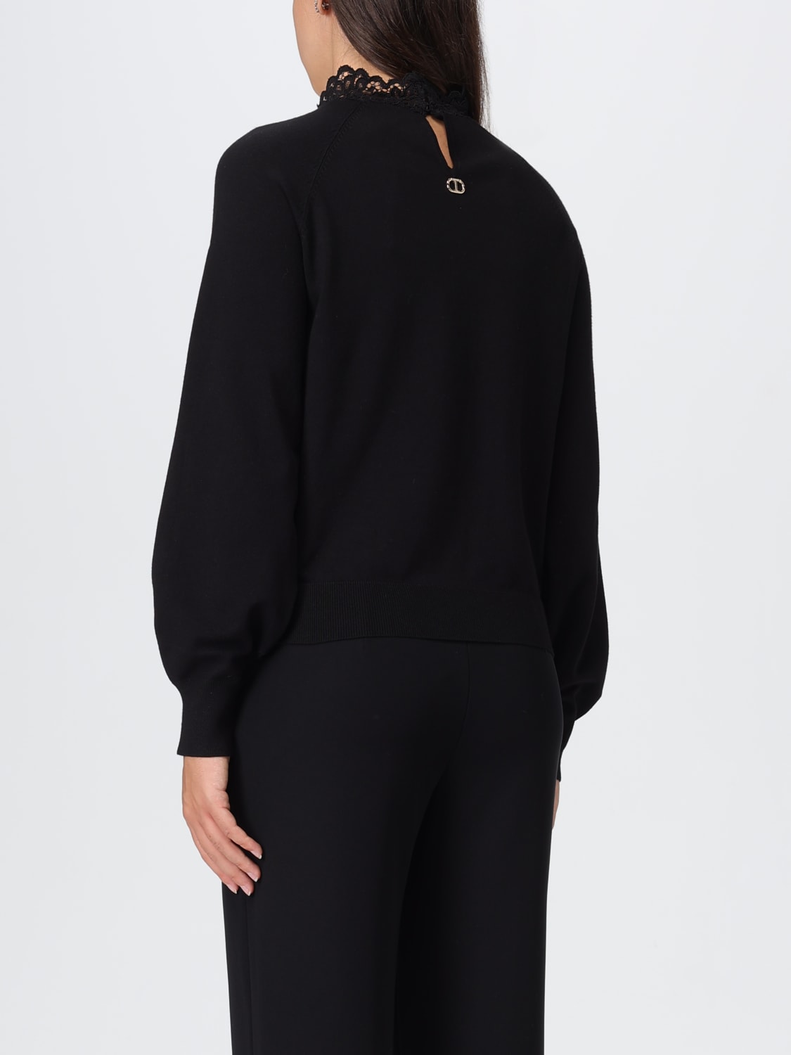TWINSET SWEATER: Sweater woman Twinset, Black - Img 2