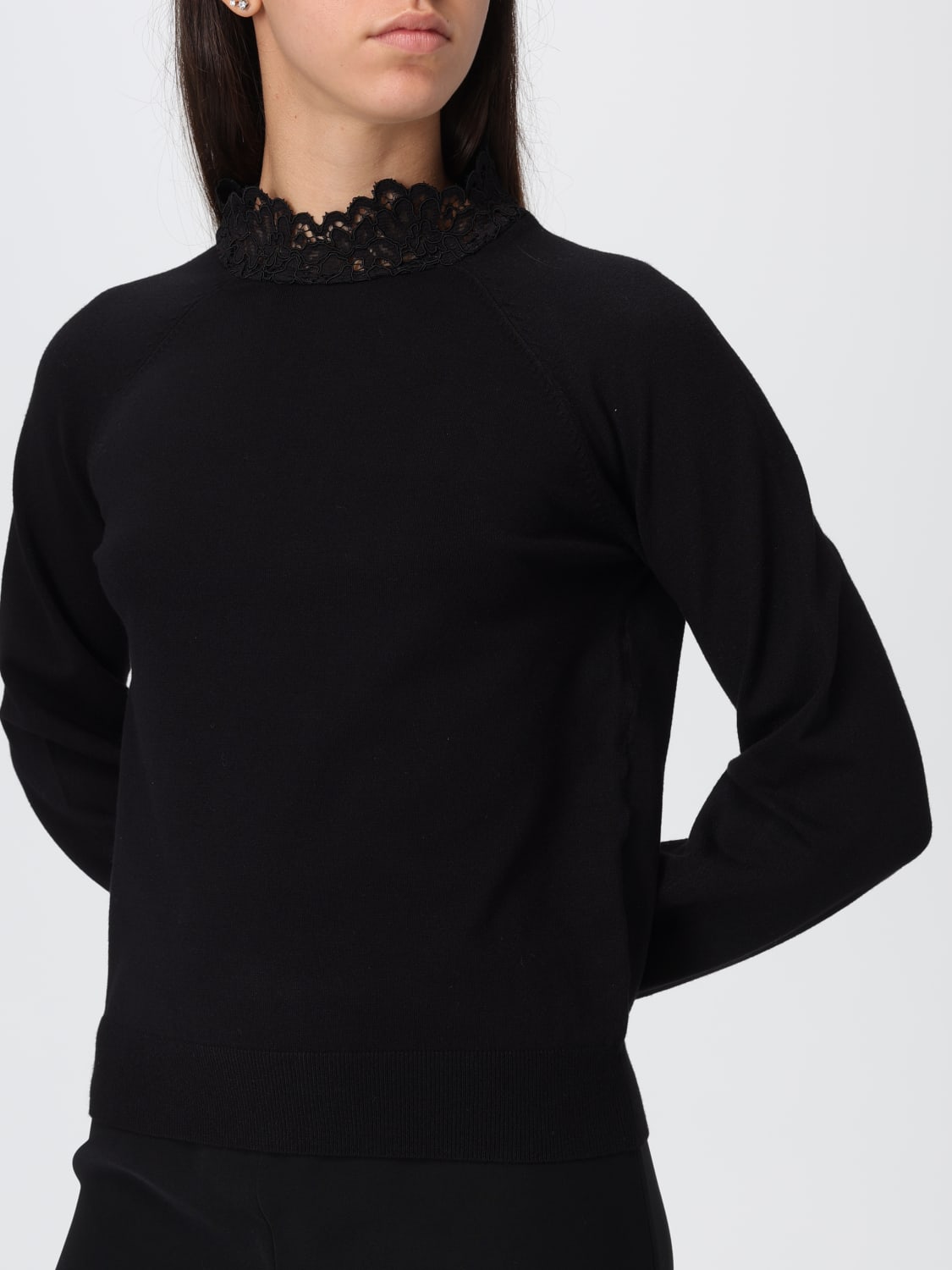 TWINSET SWEATER: Sweater woman Twinset, Black - Img 3