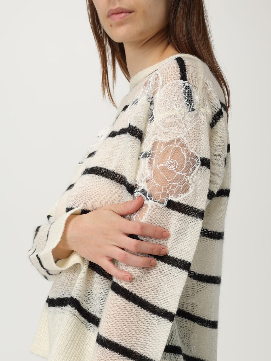 TWINSET SWEATER: Sweater woman Twinset, Ice - Img 3