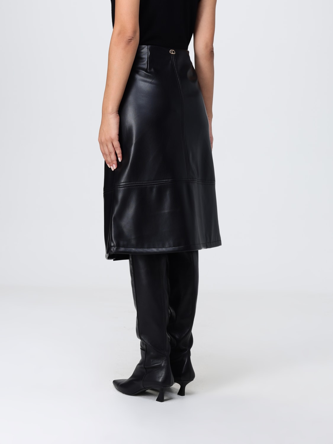 TWINSET FALDA: Falda mujer Twinset, Negro - Img 2