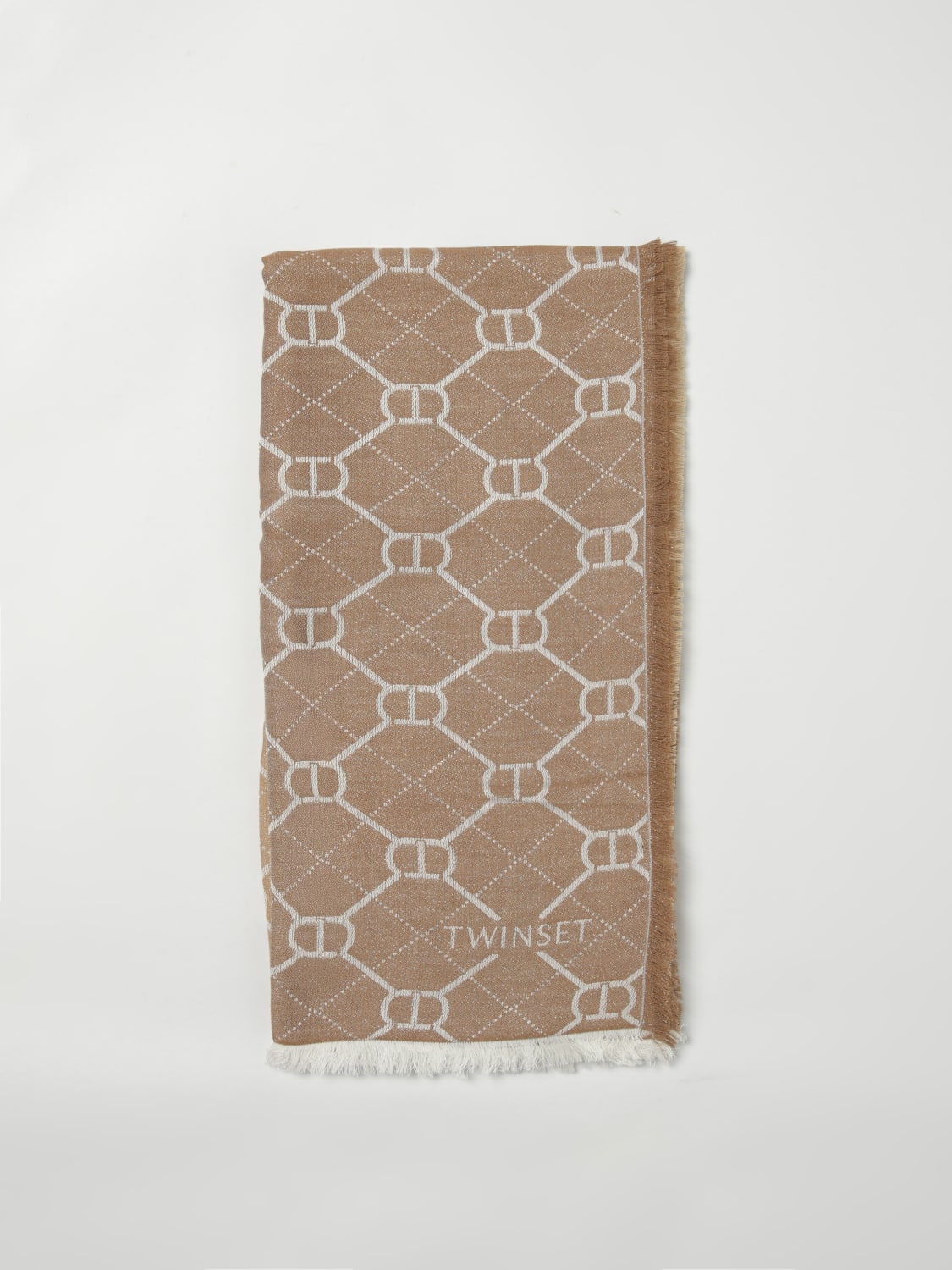 TWINSET SCARF: Scarf woman Twinset, Beige - Img 1