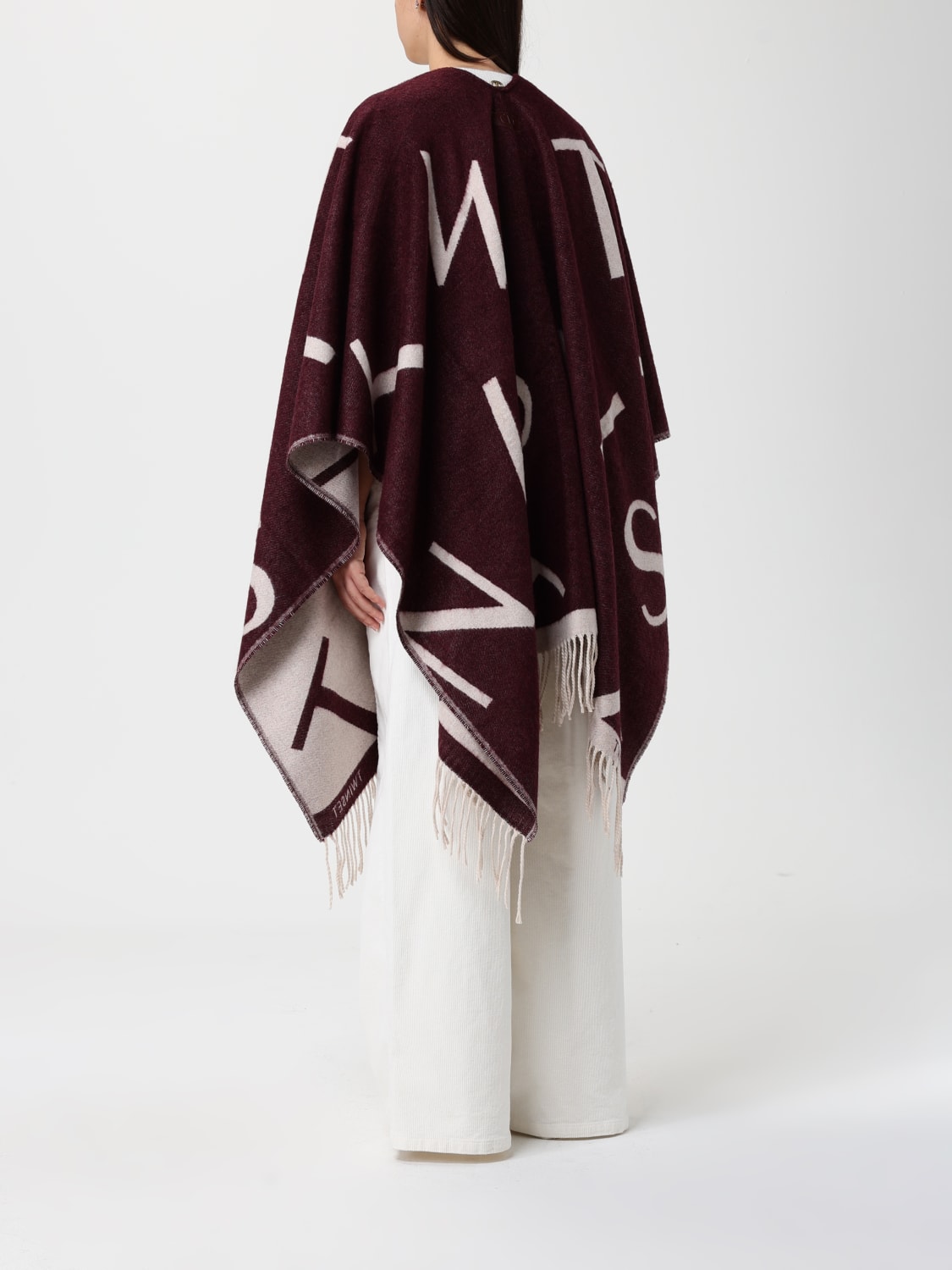 TWINSET SCARF: Scarf woman Twinset, Burgundy - Img 2