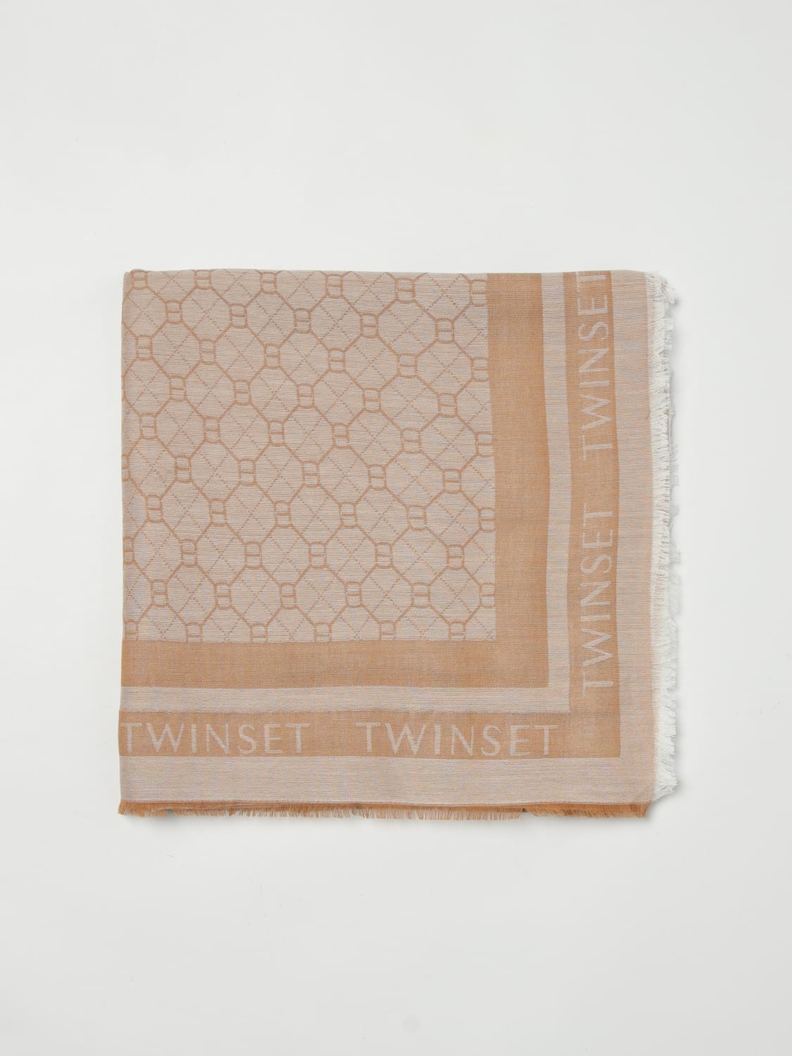 TWINSET SCARF: Scarf woman Twinset, Camel - Img 1