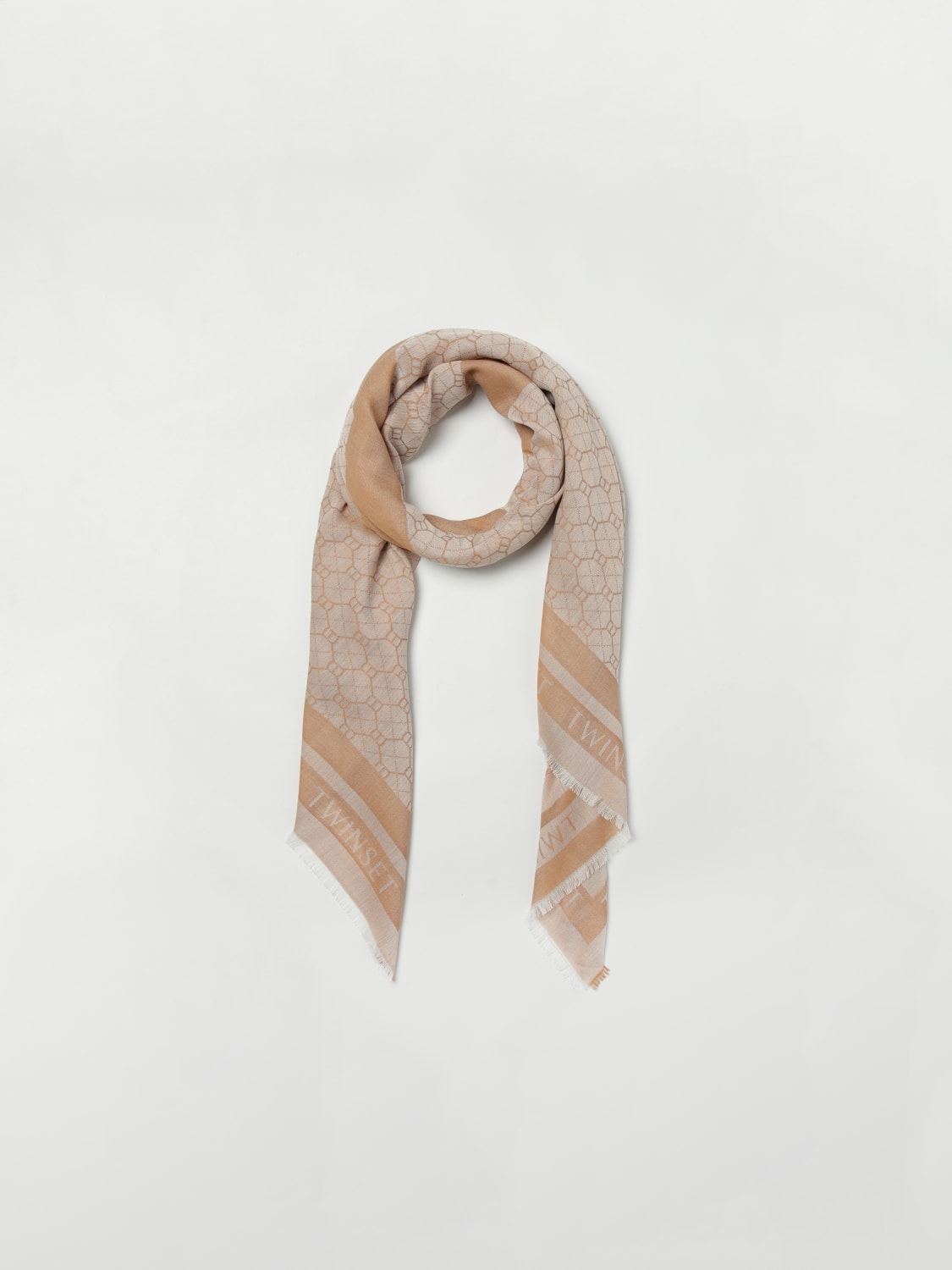 TWINSET SCARF: Scarf woman Twinset, Camel - Img 2