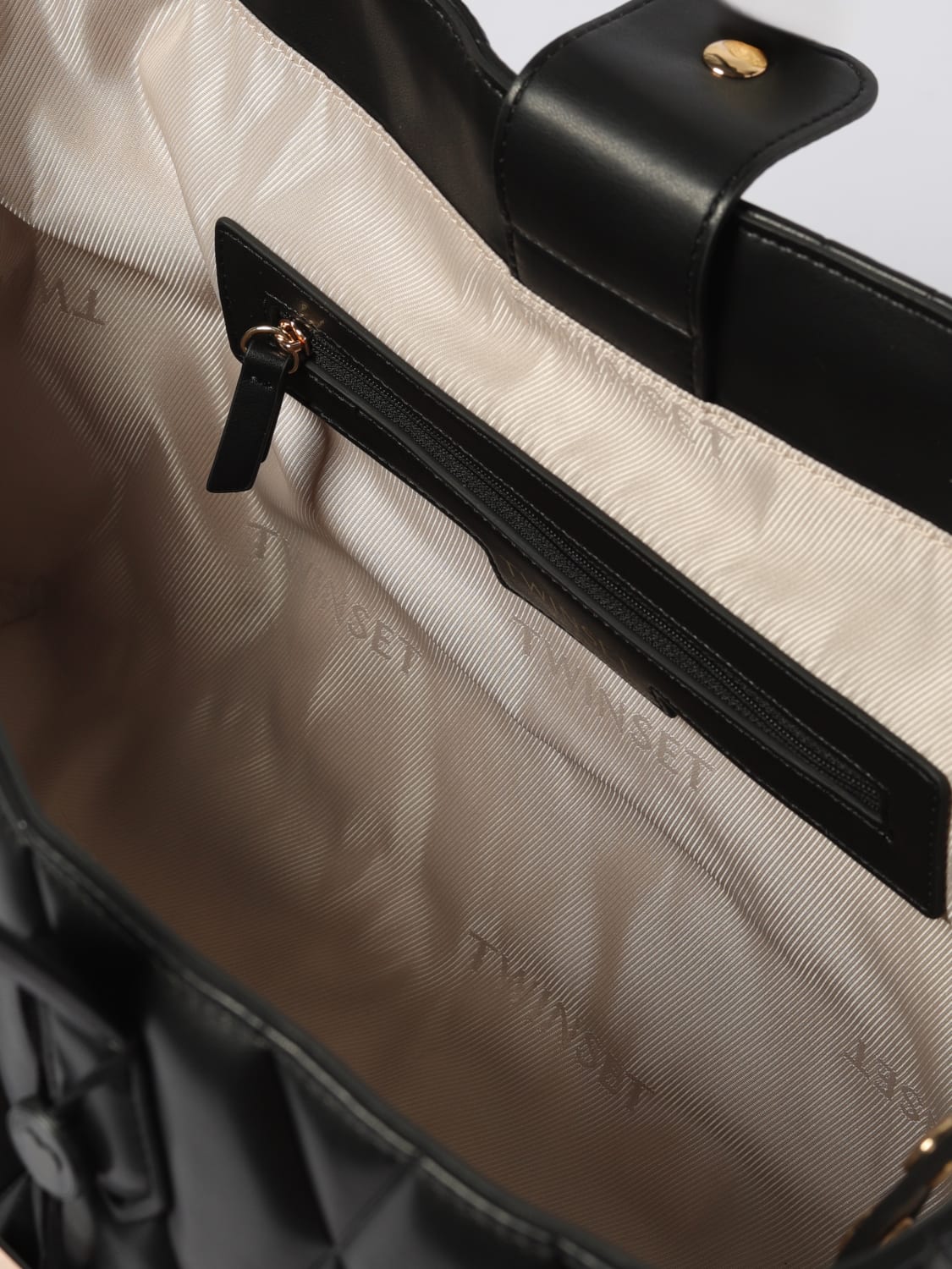 TWINSET 手提包: 肩包 女士 Twinset, 黑色 - Img 3