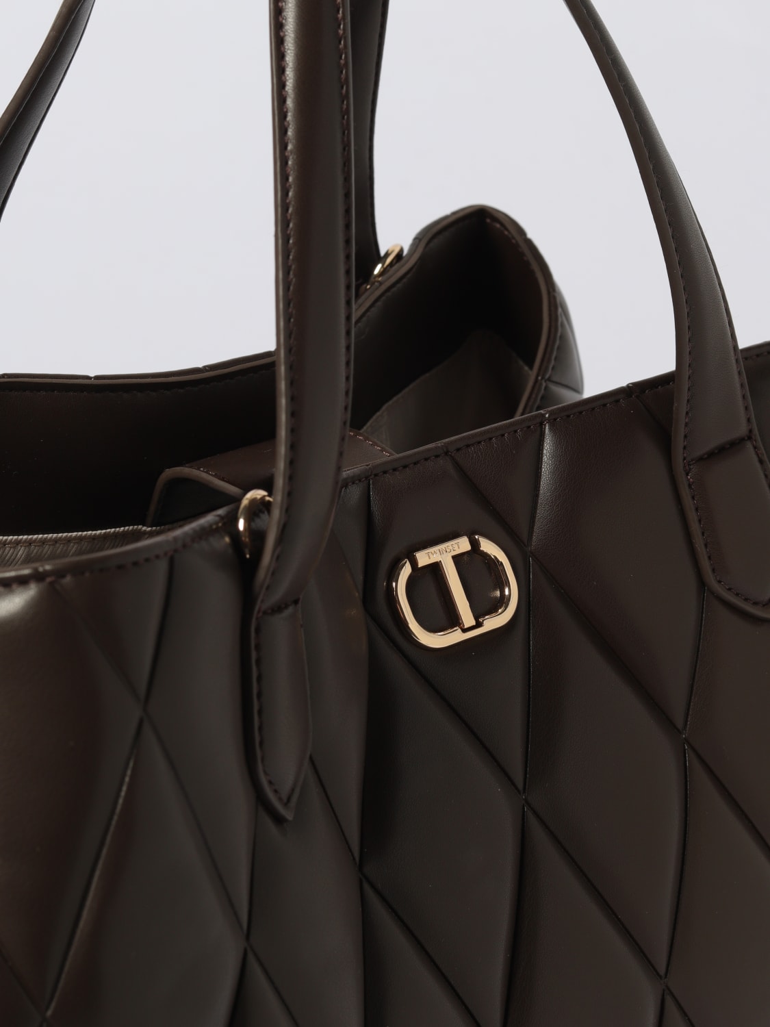 TWINSET HANDTASCHE: Schultertasche damen Twinset, Braun - Img 3