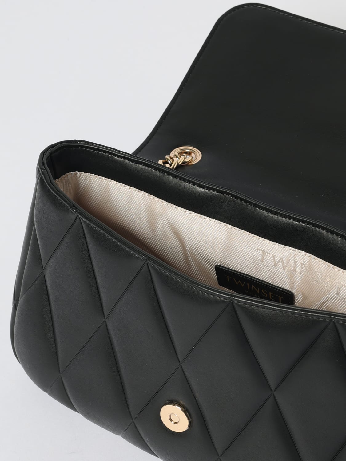 TWINSET BANDOLERA: Bolso de hombro mujer Twinset, Negro - Img 3