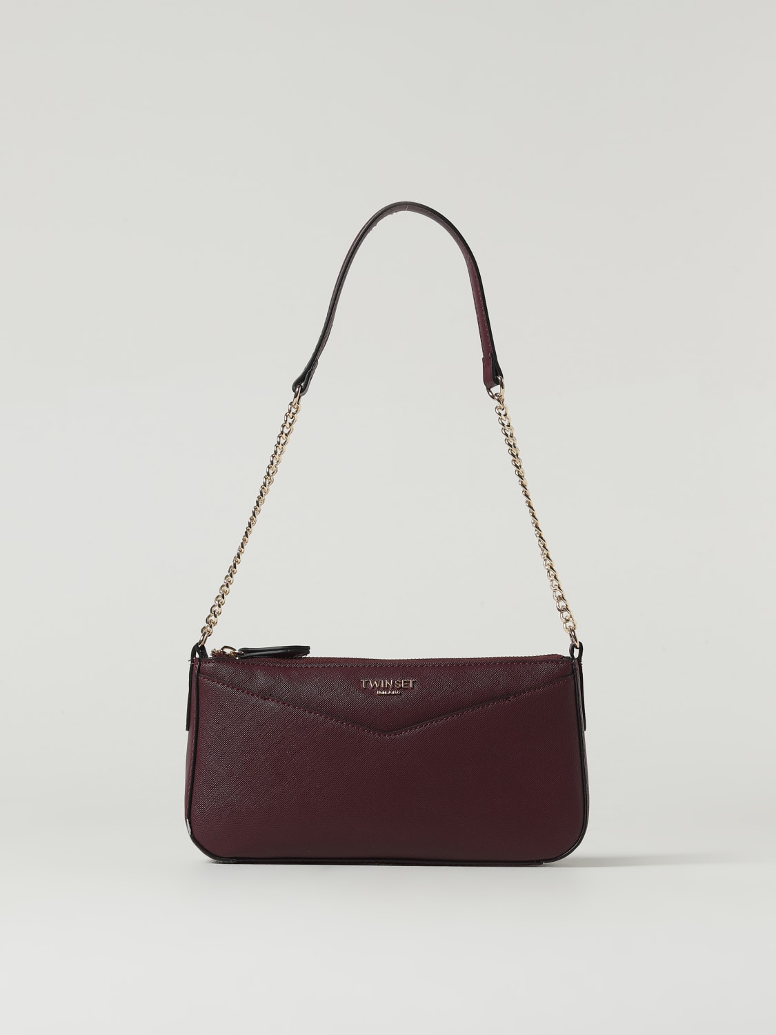 TWINSET BOLSO DE HOMBRO: Bolso de hombro mujer Twinset, Color Vino - Img 1