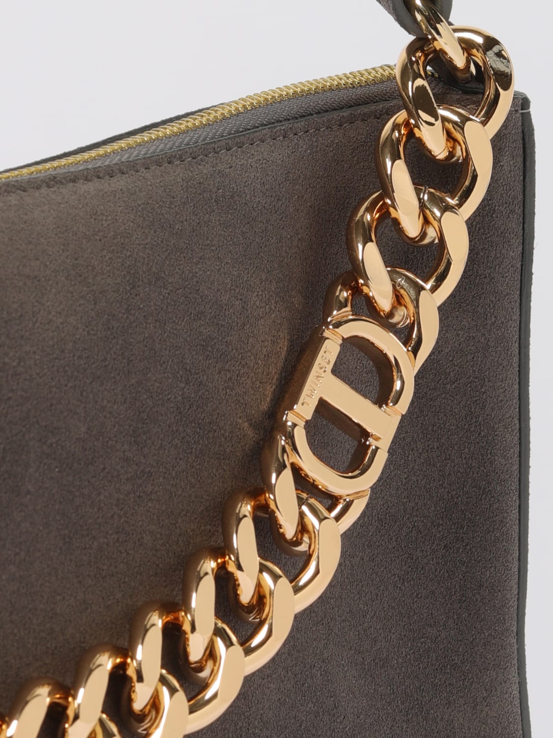 TWINSET HANDTASCHE: Schultertasche damen Twinset, Charcoal - Img 3