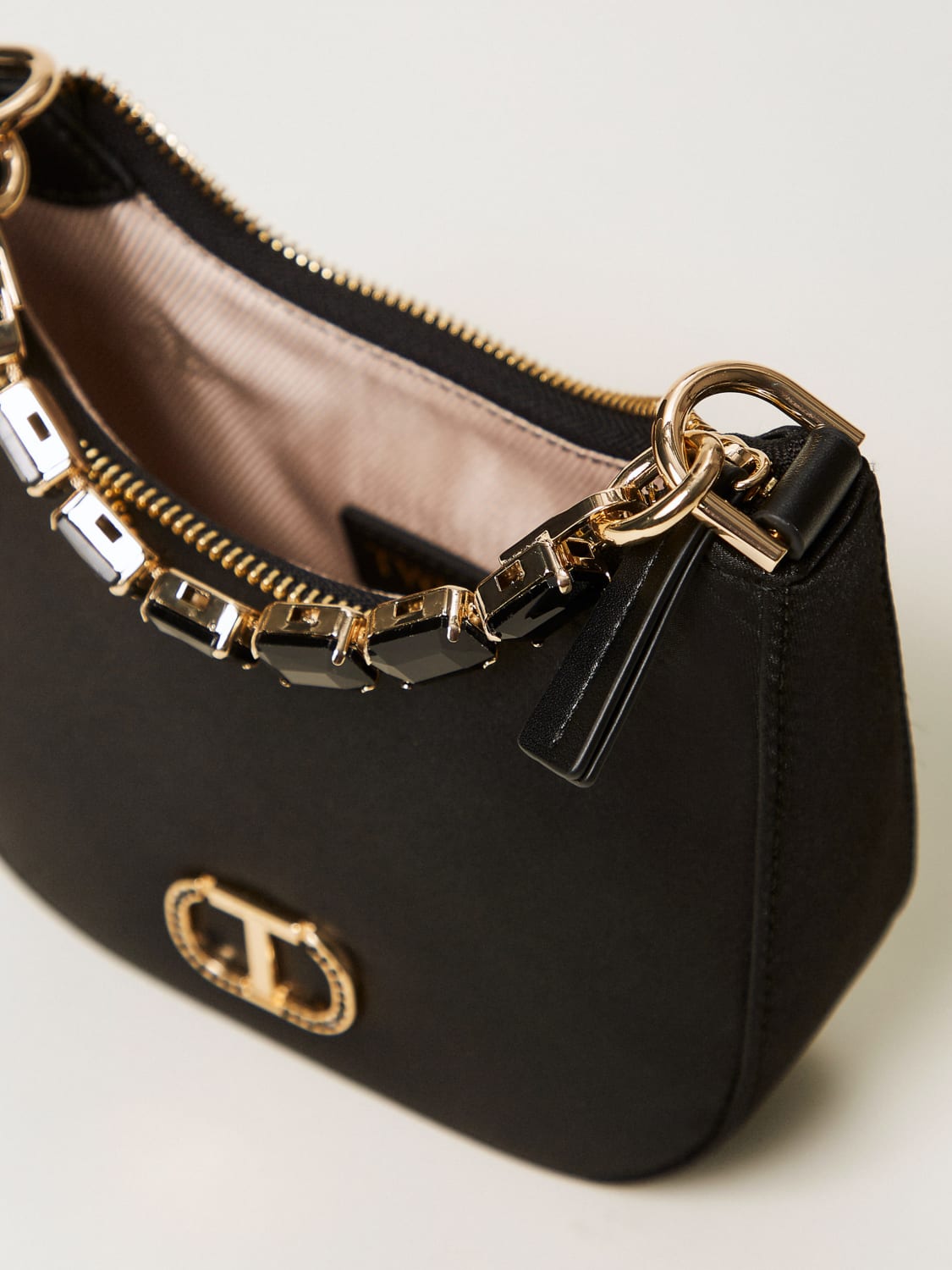 TWINSET MINI BAG: Shoulder bag woman Twinset, Black - Img 4