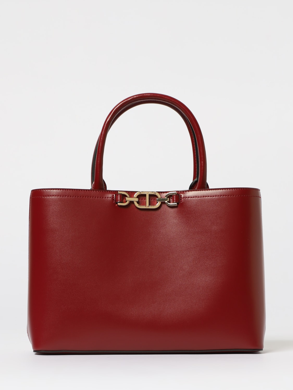 TWINSET BORSA TOTE: Borsa Twinset in pelle sintetica , Bordeaux - Img 1