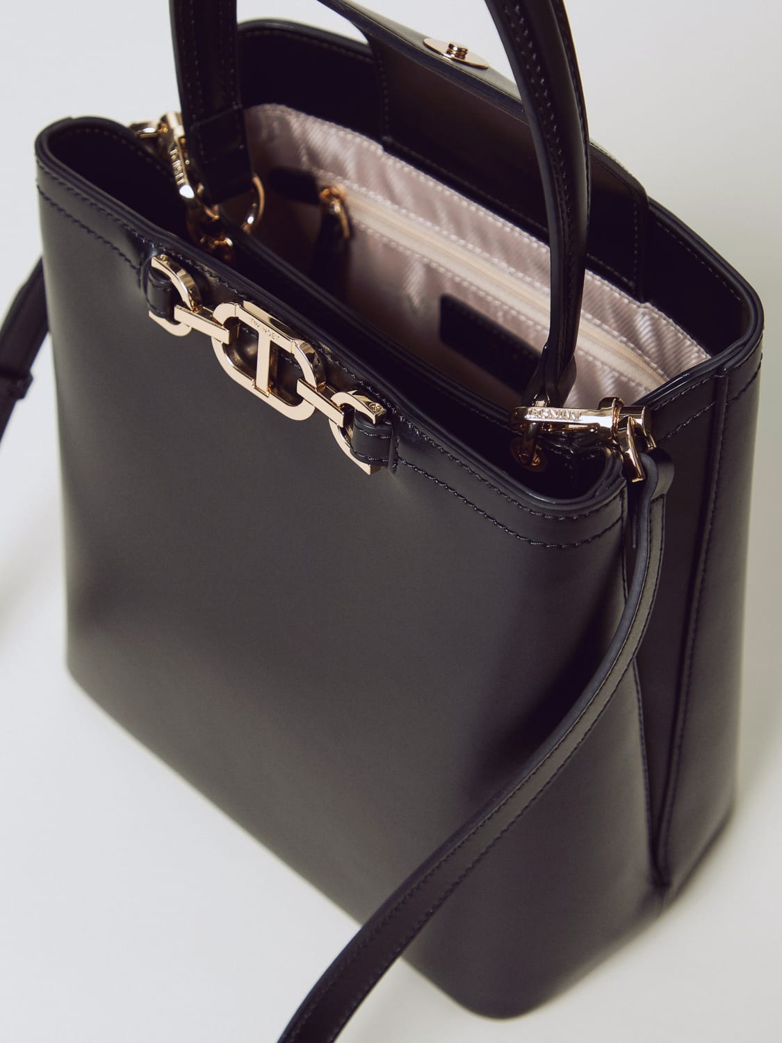 TWINSET HANDTASCHE: Schultertasche damen Twinset, Schwarz - Img 4