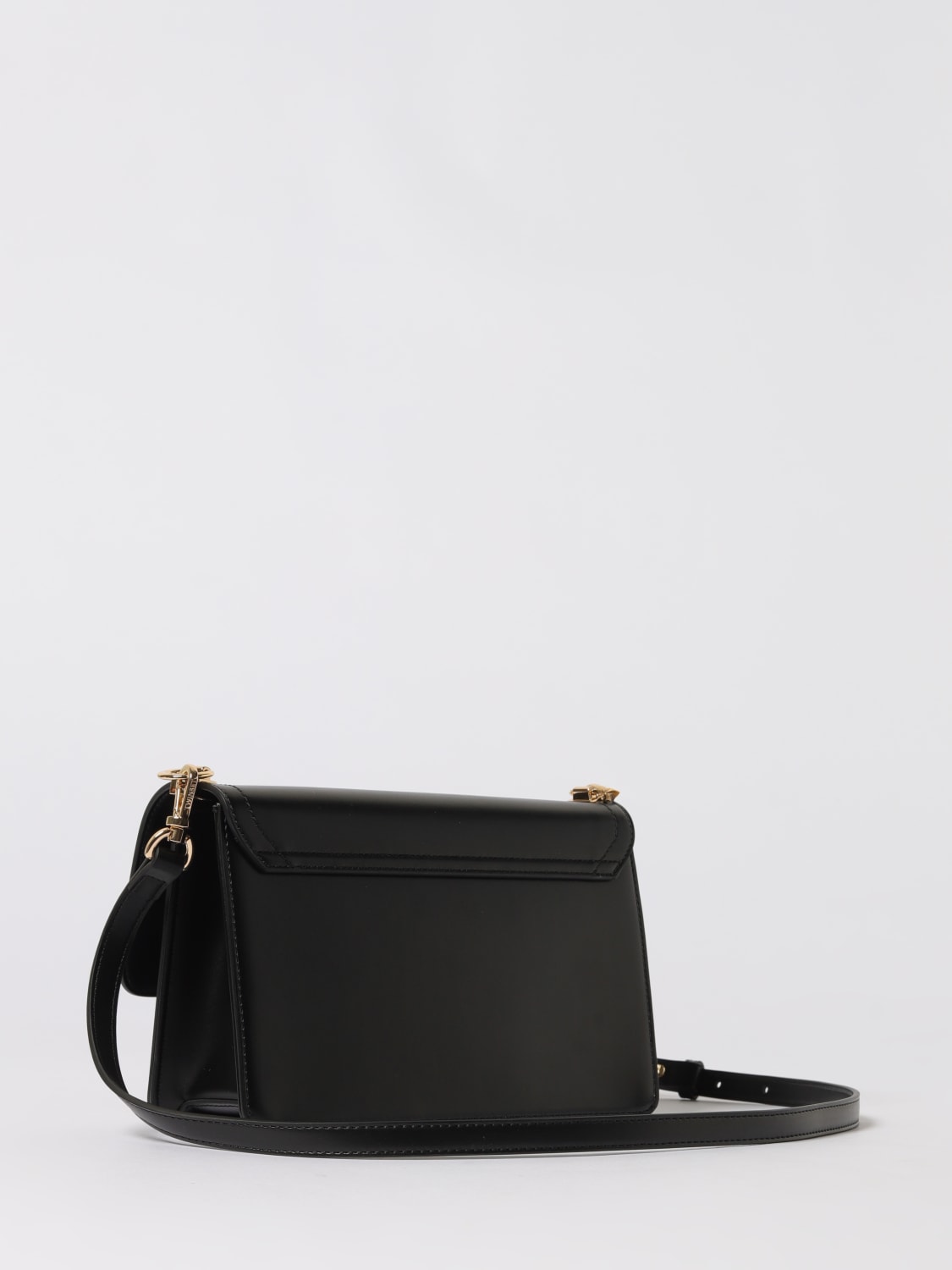 TWINSET BORSA A TRACOLLA: Borsa Twinset in pelle sintetica con logo , Nero - Img 2