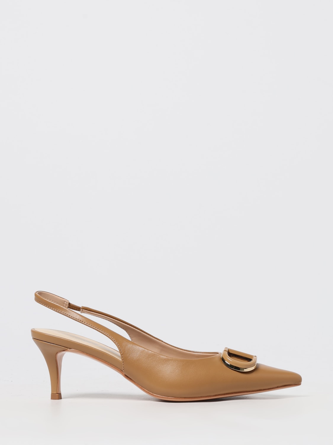 TWINSET PUMP: Shoes woman Twinset, Camel - Img 1