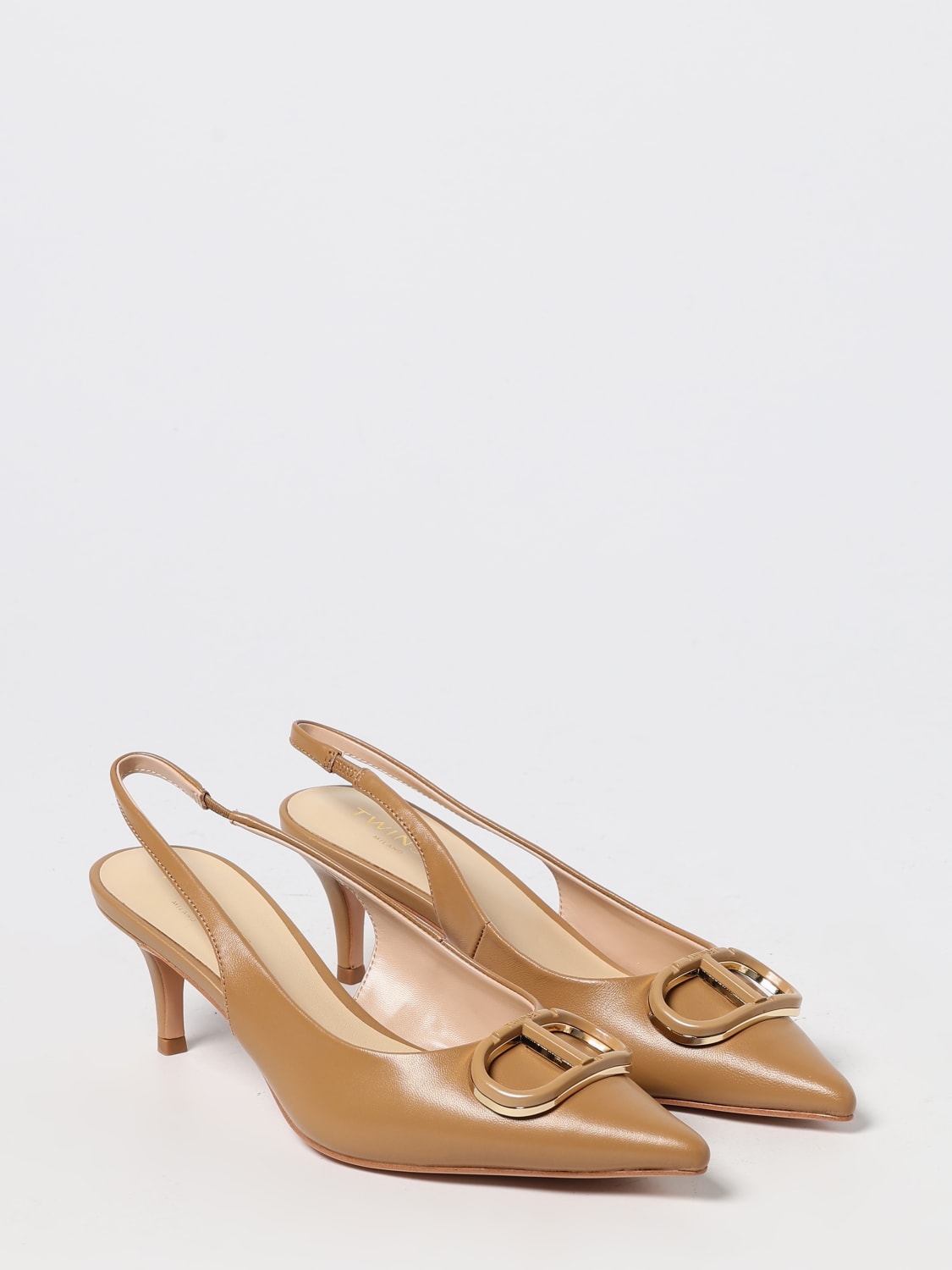 TWINSET PUMP: Shoes woman Twinset, Camel - Img 2