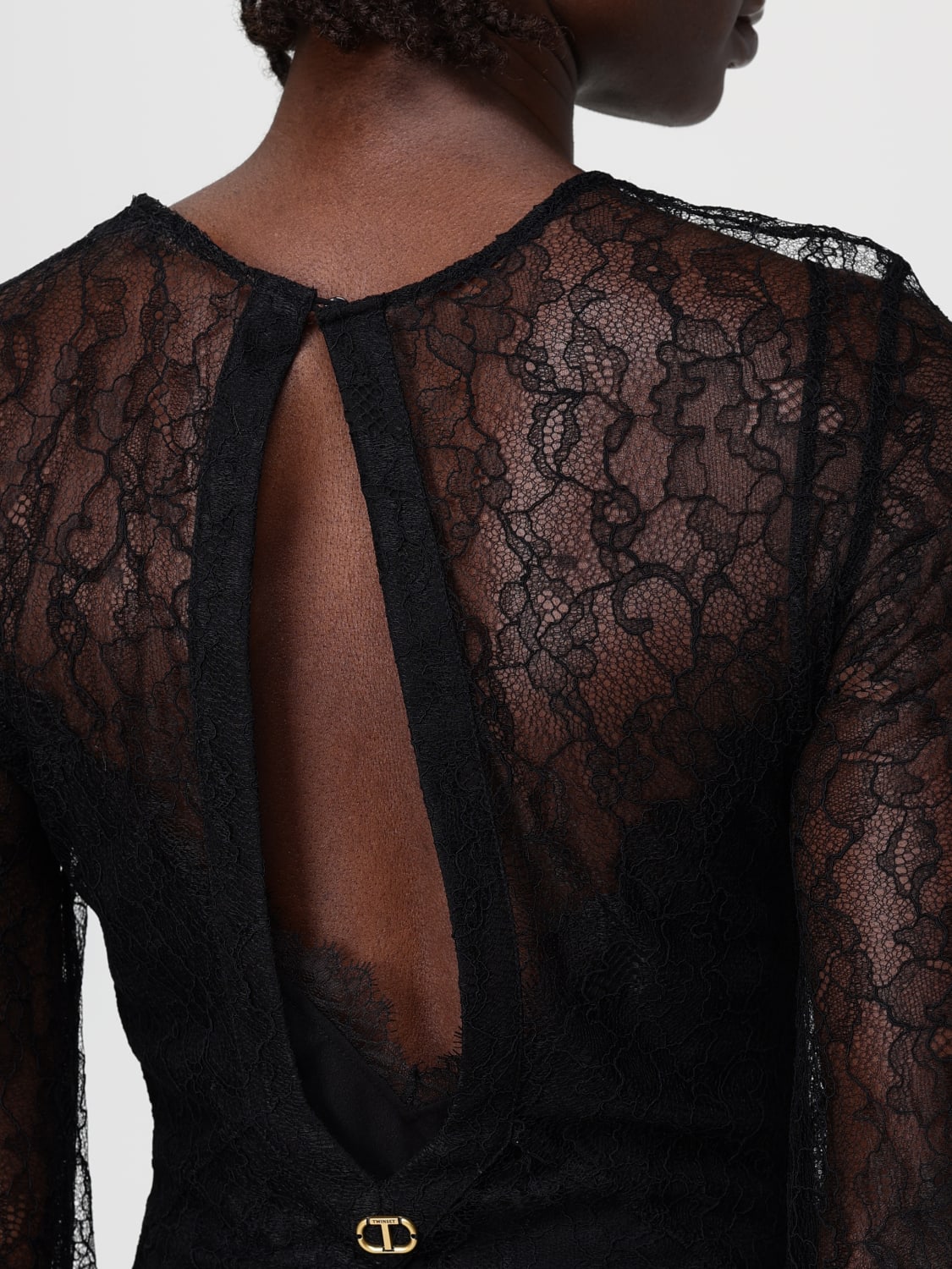 TWINSET DRESS: Dress woman Twinset, Black - Img 3