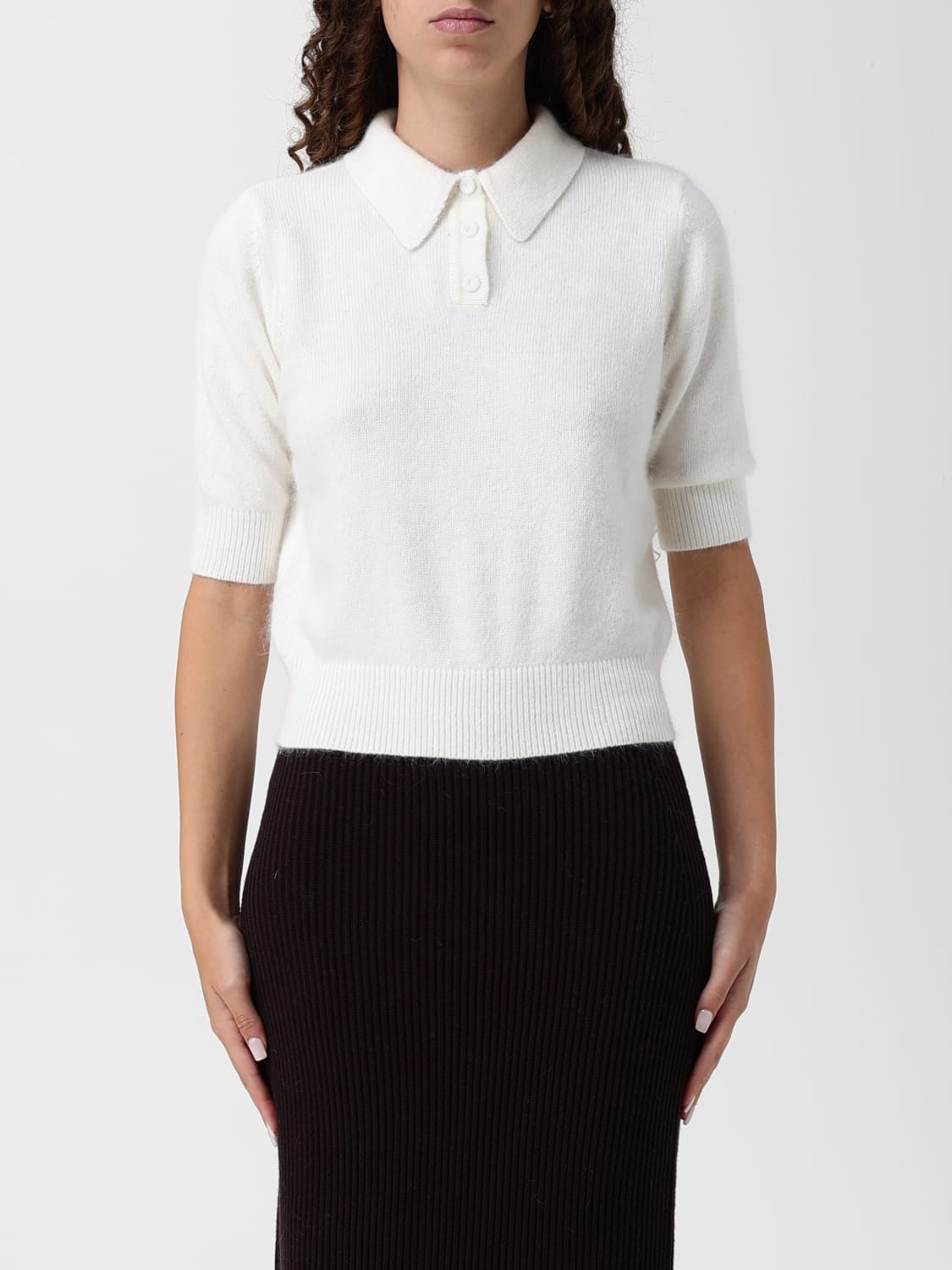 TWINSET POLO: Jersey mujer Twinset, Hielo - Img 1