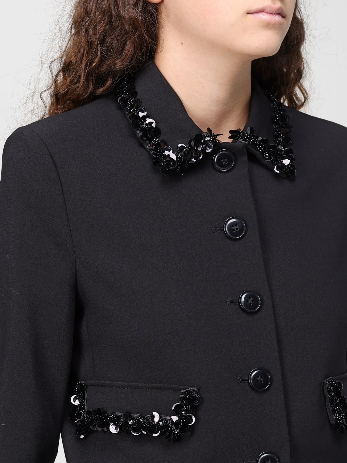 TWINSET CHAQUETA: Americana mujer Twinset, Negro - Img 3