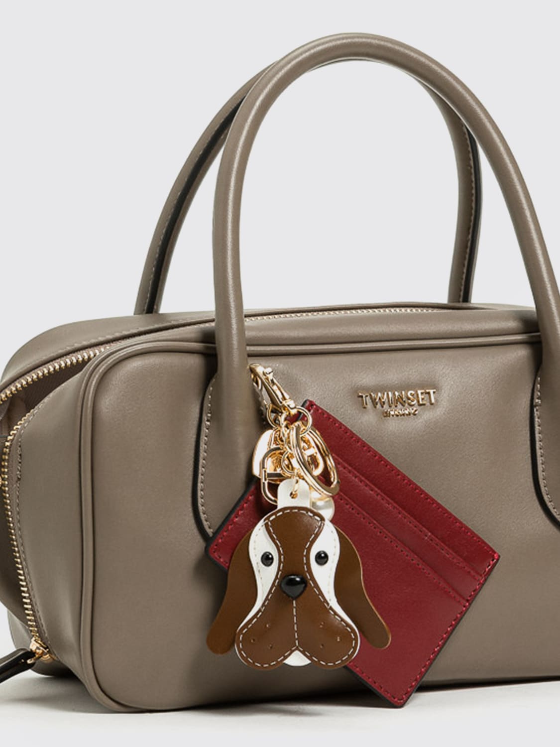 TWINSET HANDTASCHE: Schultertasche damen Twinset, Silber - Img 3