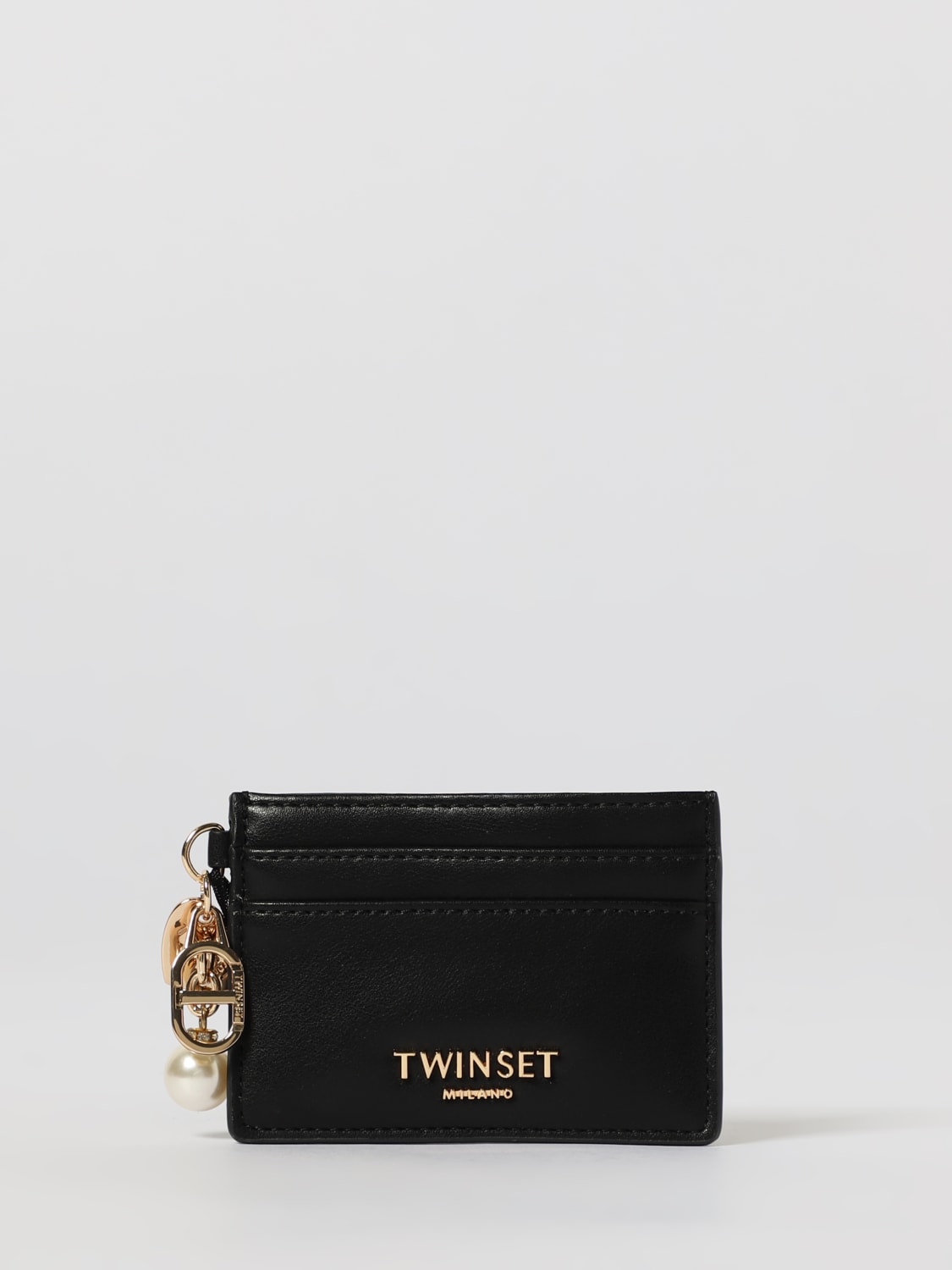 TWINSET WALLET: Wallet woman Twinset, Black - Img 1