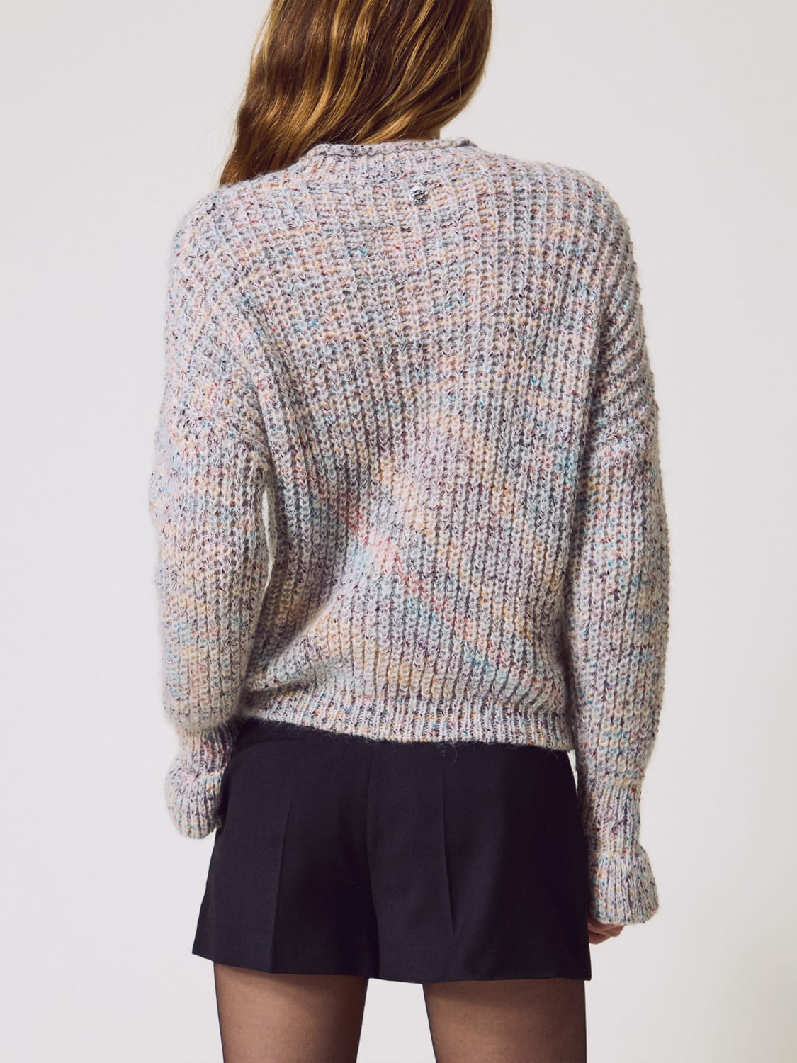 TWINSET ACTITUDE PULLOVER: Pullover damen Twinset Actitude, Bunt - Img 3