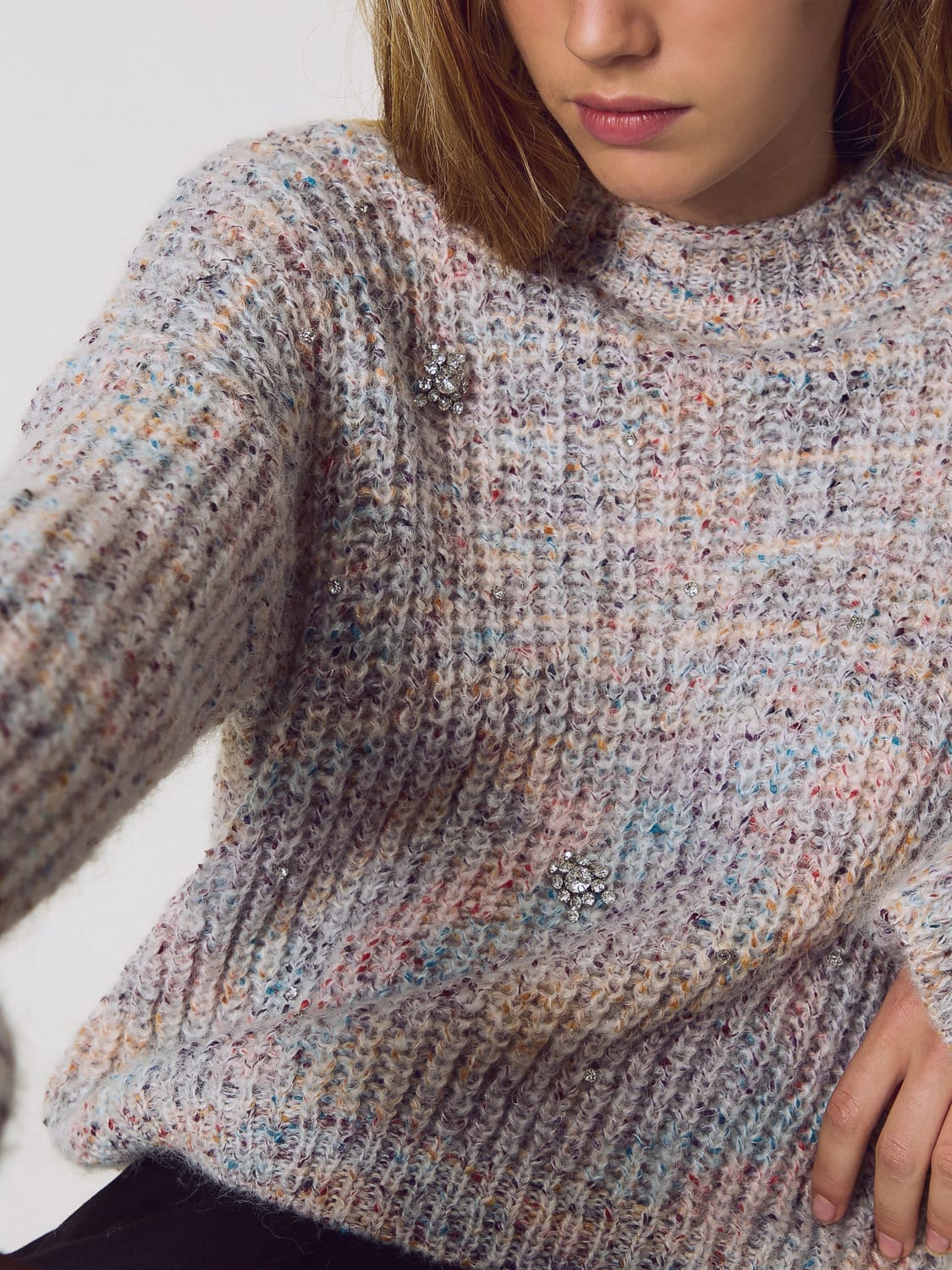 TWINSET ACTITUDE PULLOVER: Pullover damen Twinset Actitude, Bunt - Img 4