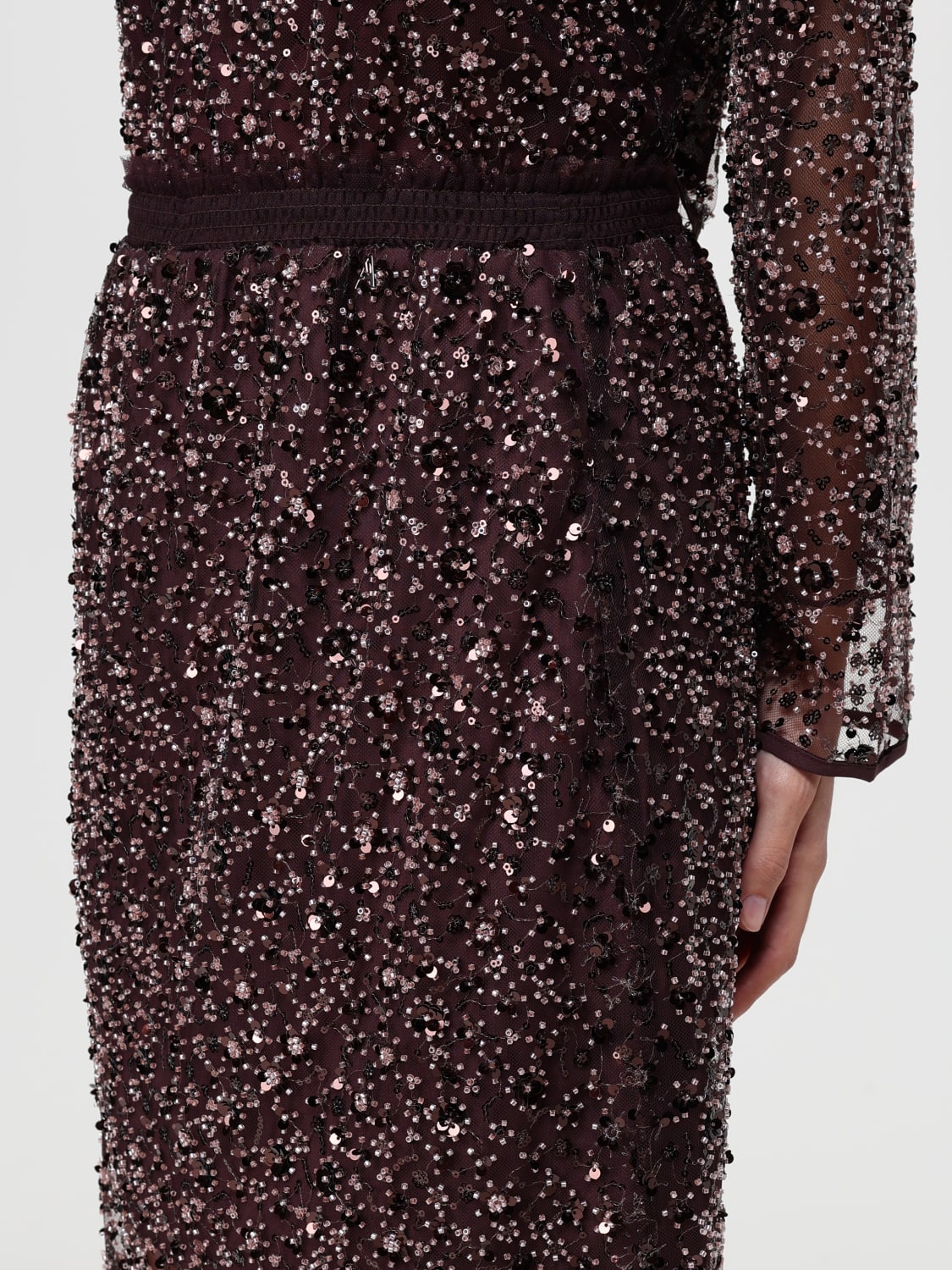 TWINSET ACTITUDE JUPE: Jupe femme Twinset Actitude, Marron - Img 4