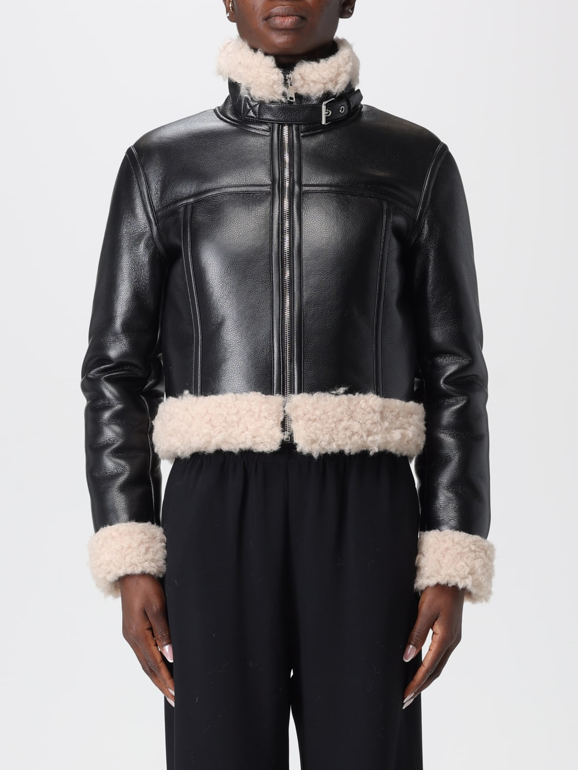 TWINSET ACTITUDE JACKET: Jacket woman Twinset Actitude, Black - Img 1