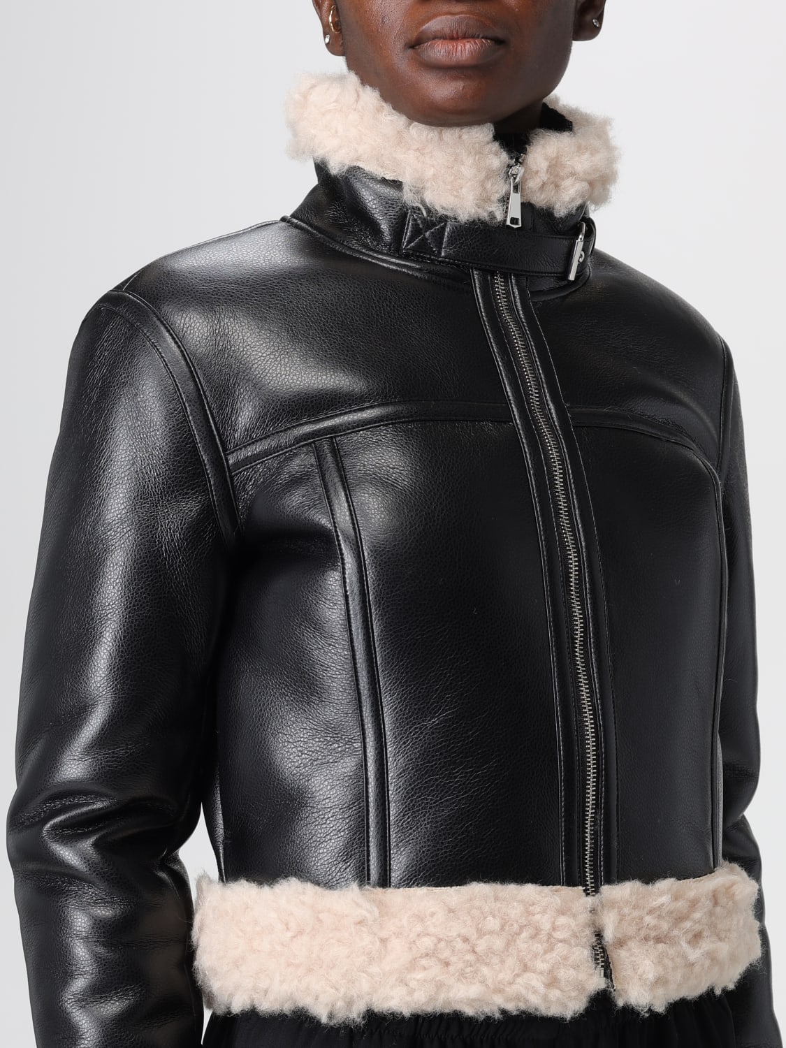 TWINSET ACTITUDE JACKET: Jacket woman Twinset Actitude, Black - Img 4