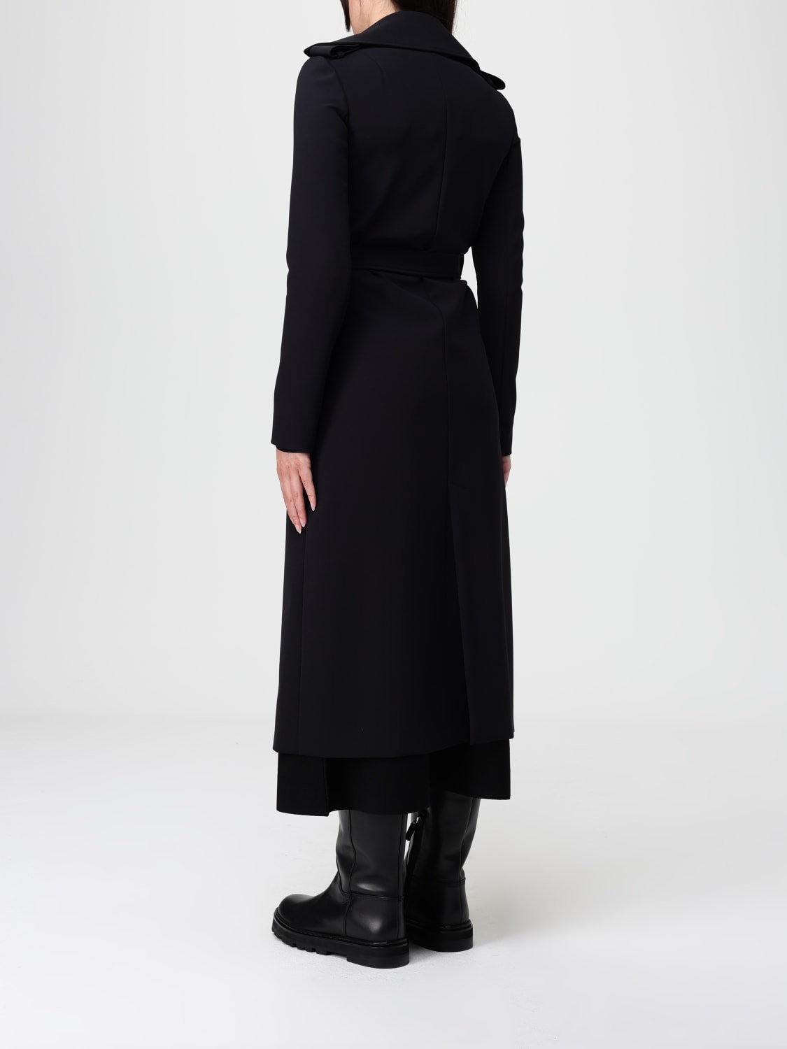PATRIZIA PEPE JACKET: Patrizia Pepe technical trench coat, Black - Img 3