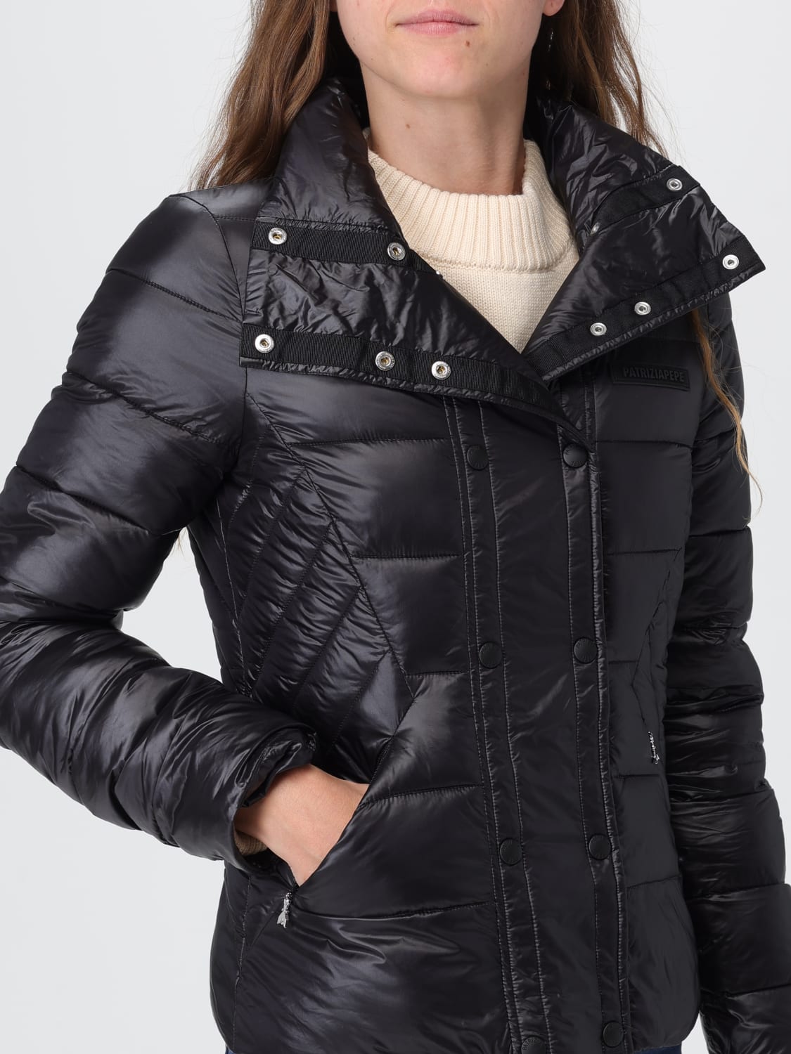 PATRIZIA PEPE JACKET: Jacket woman Patrizia Pepe, Black - Img 4